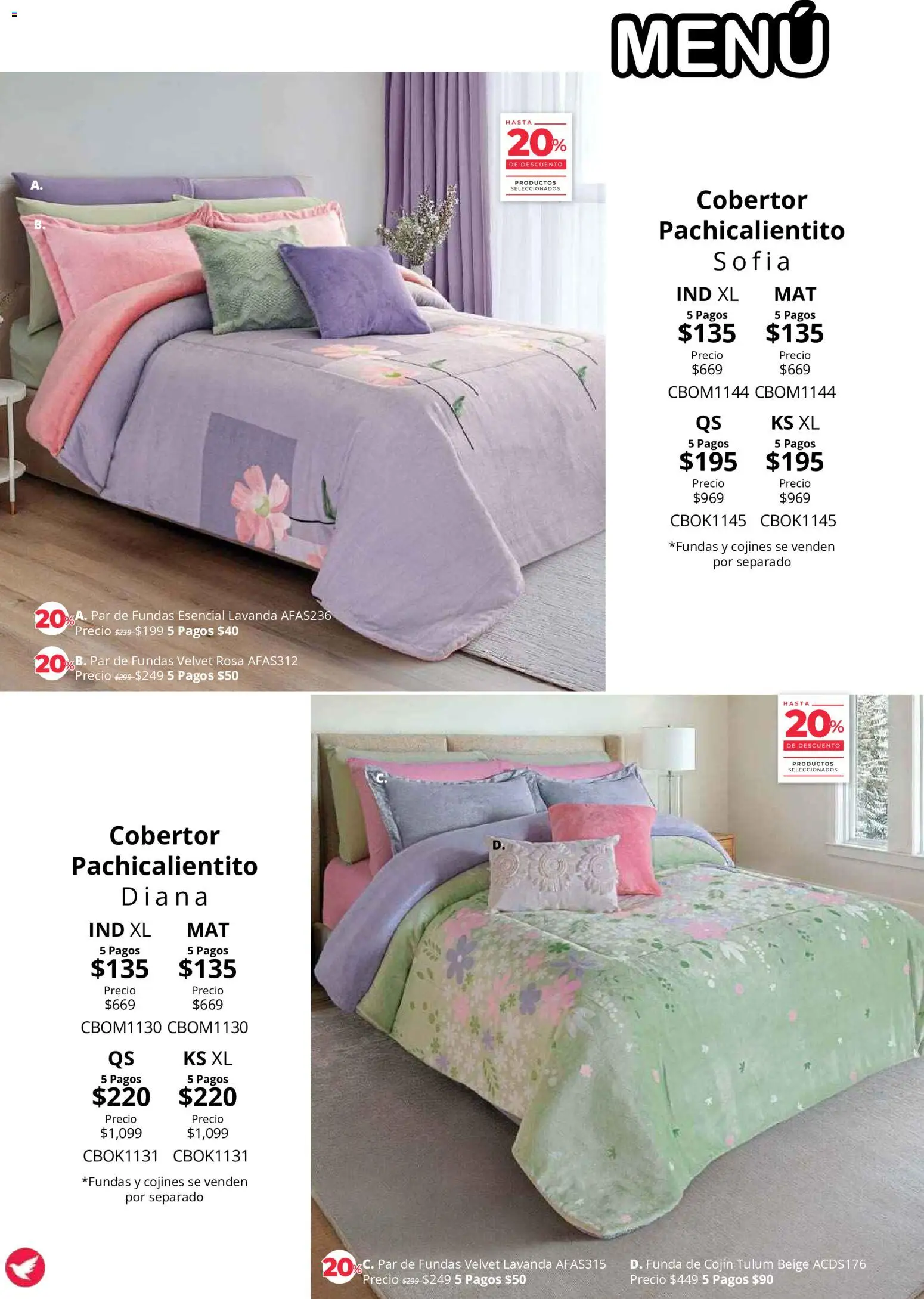 Vista previa las ofertas de la tienda Colchas Concord - Colchas Concord catálogo Colección Cobertor desde el 01/08/2026 