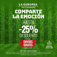 Vista previa las ofertas de la tienda La Europea - La Europea catálogo Comparte la emoción desde el 05/06/2026 