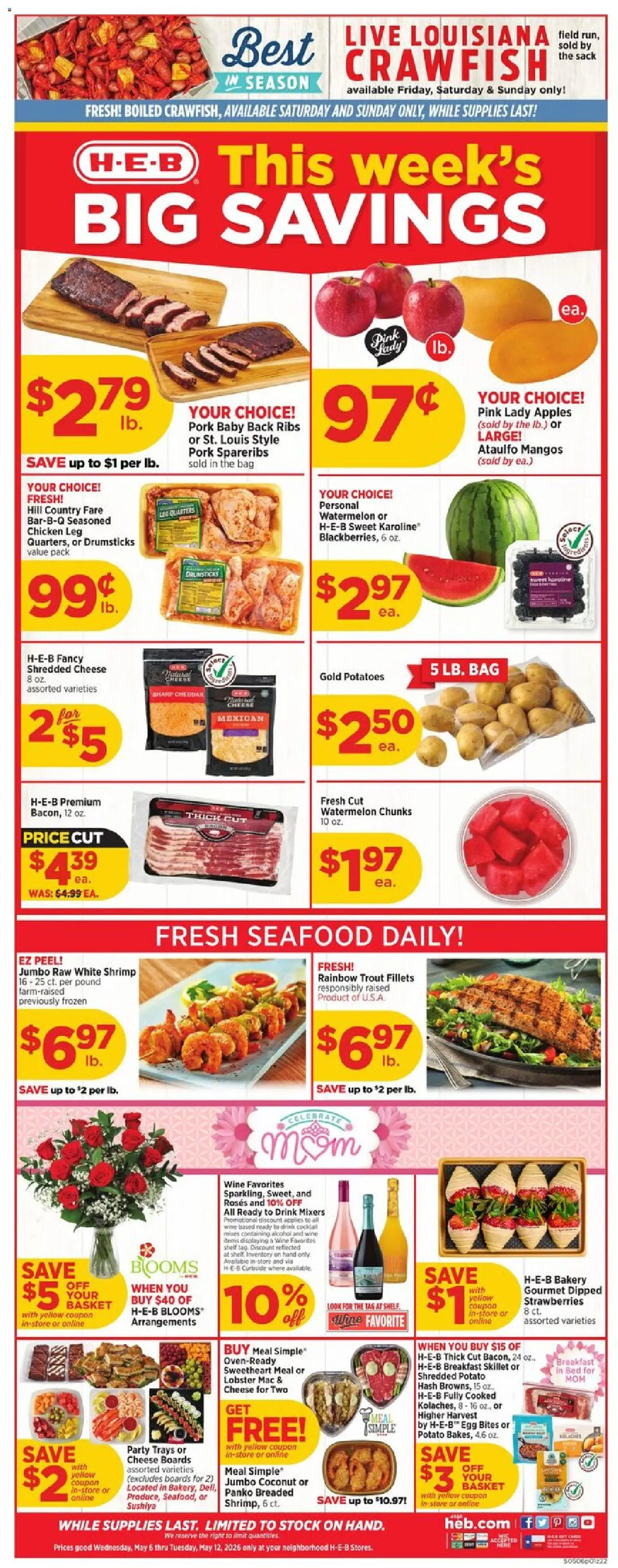Ad Preview of H-E-B H-E-B Weekly Ad from 05/06/2026