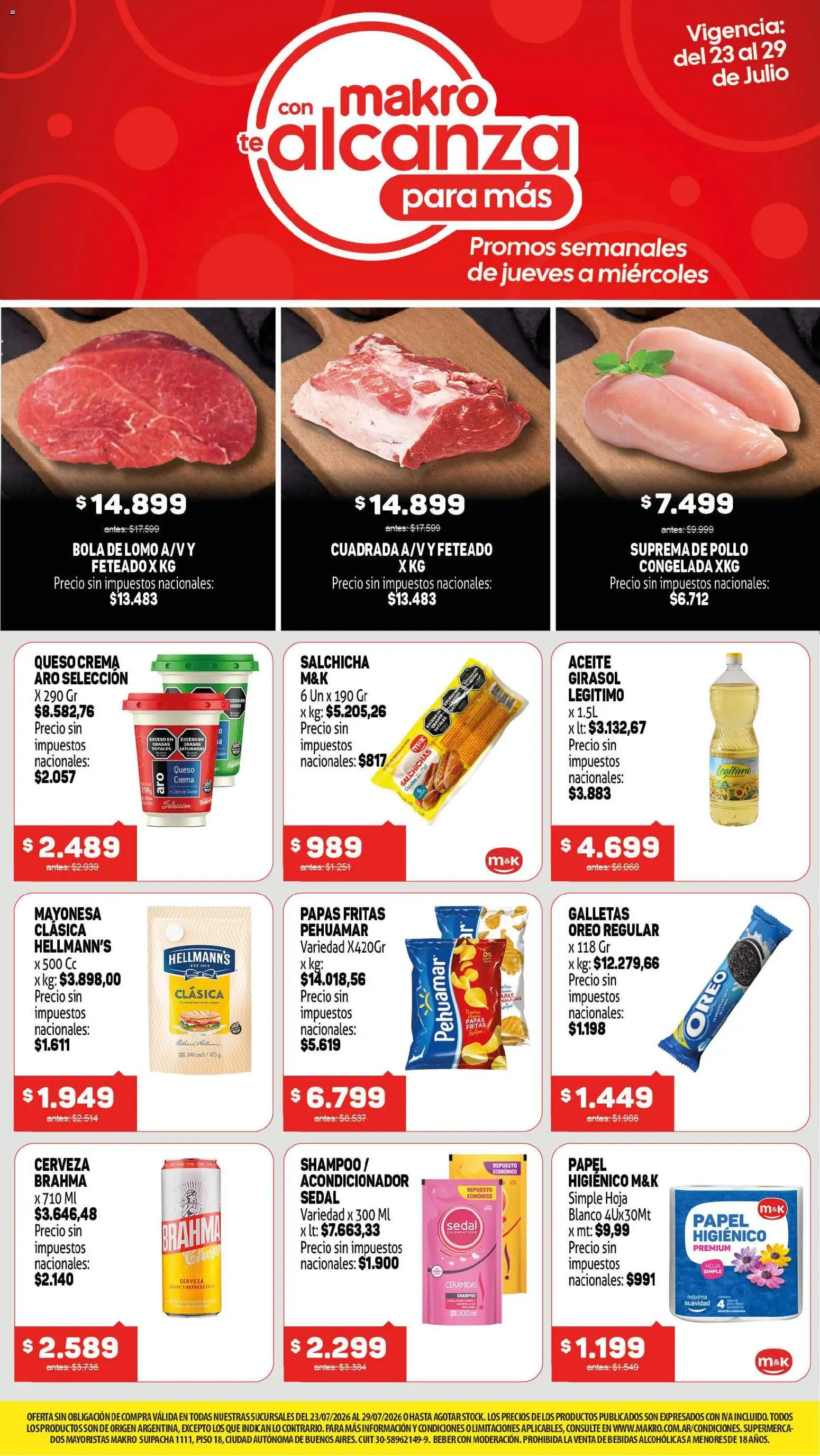 Vista previa del folleto de la tienda Makro válido desde el 23/07/2026 