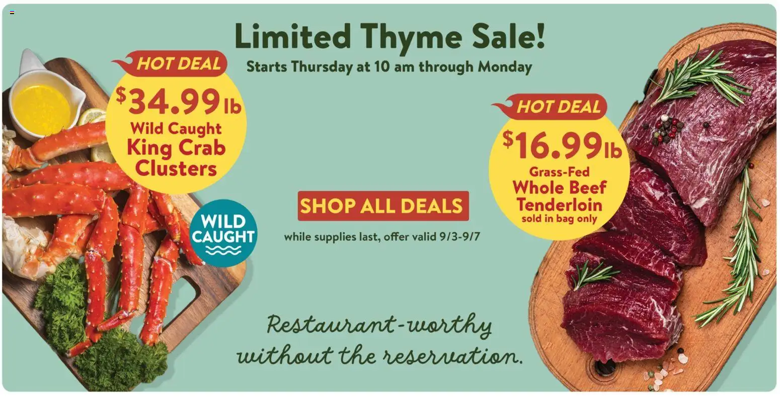 Ad Preview of Fresh Thyme Fresh Thyme Weekly Ad from 09/02/2026