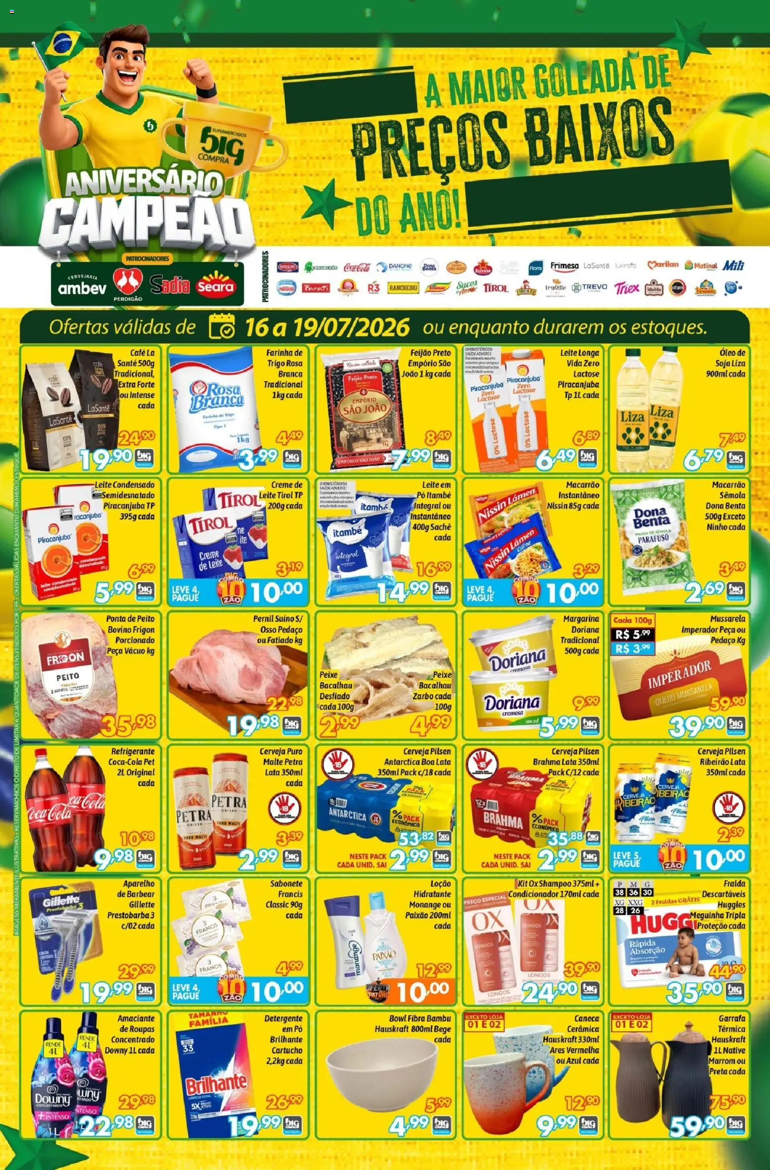 Pré-Visualização do folheto "Big Compra - Ofertas da semana" da loja Big Compra válido a partir de 16/07/2026