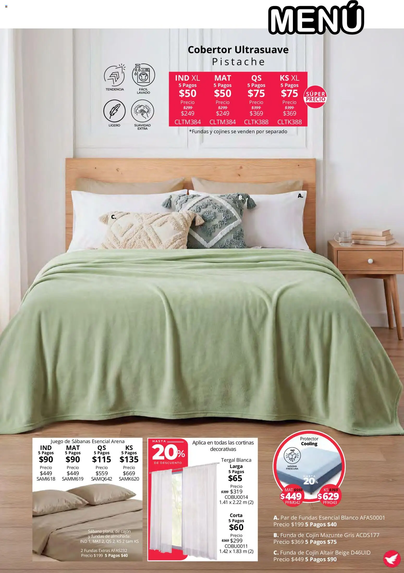 Vista previa las ofertas de la tienda Colchas Concord - Colchas Concord catálogo Colección Cobertor Calor de Hogar desde el 15/10/2026 