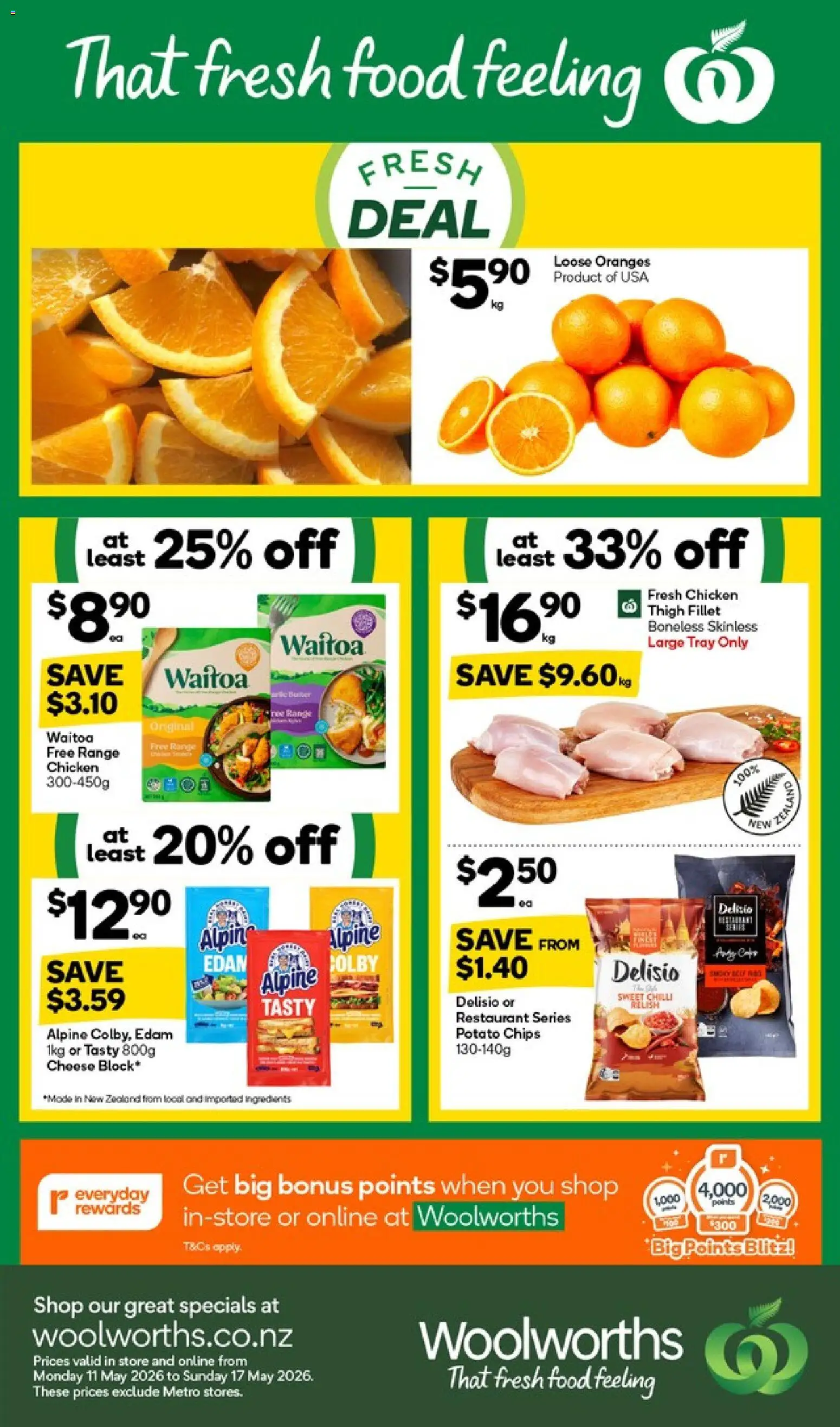 Preview of catalogue Woolworths catalogue from shop Woolworths valid 11 May 2026