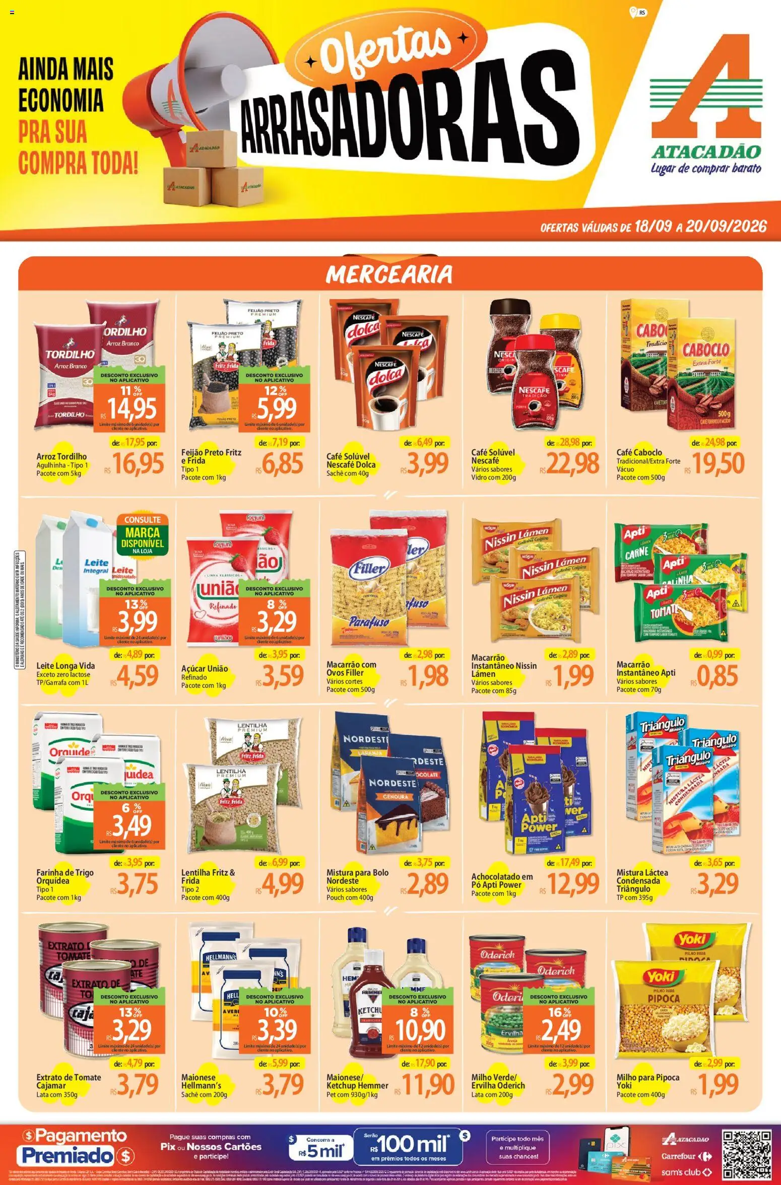 Pré-Visualização do folheto "Atacadão ofertas - RS" da loja Atacadão válido a partir de 18/09/2026