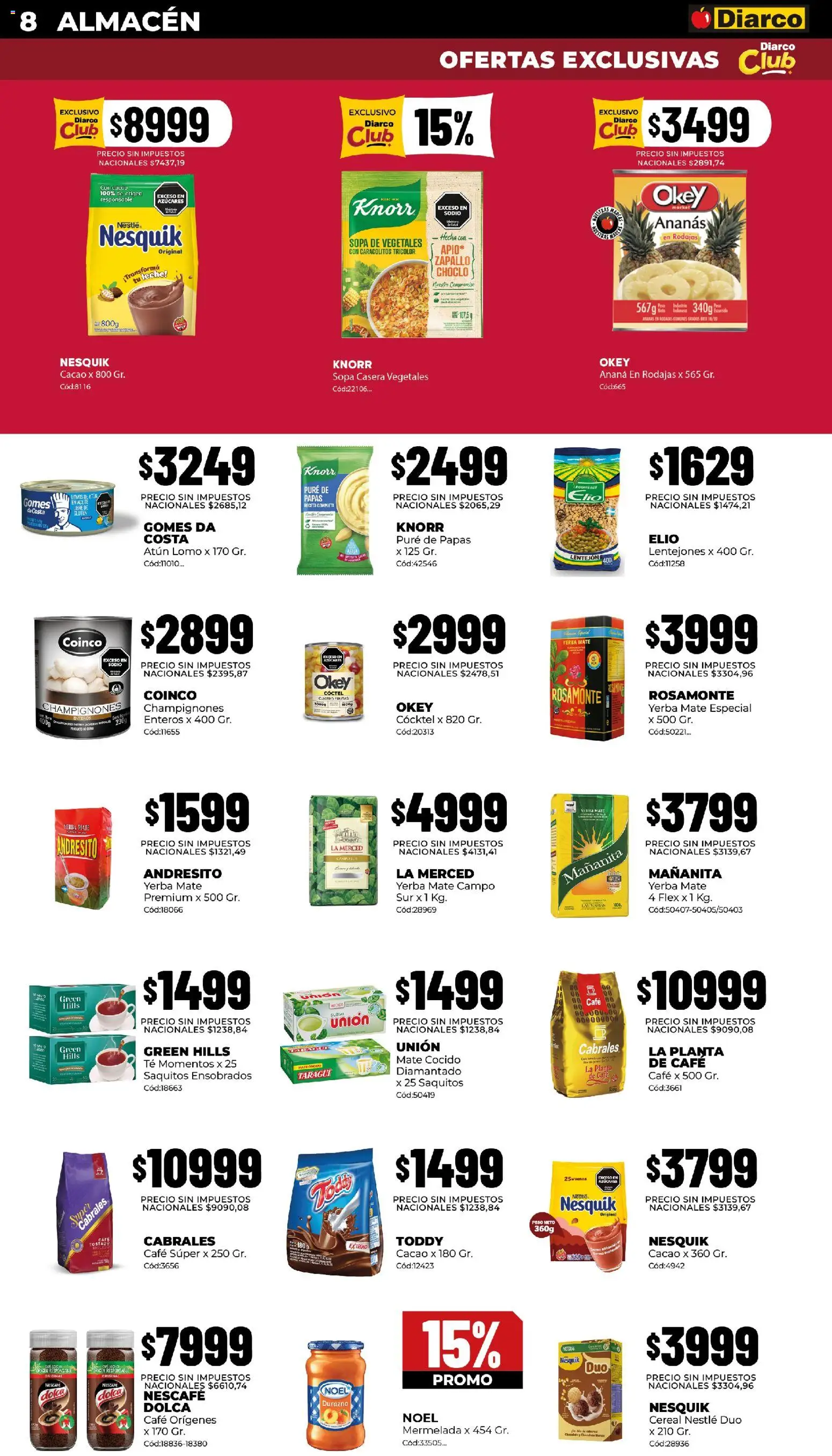 Vista previa del folleto de la tienda Diarco válido desde el 14/09/2026 