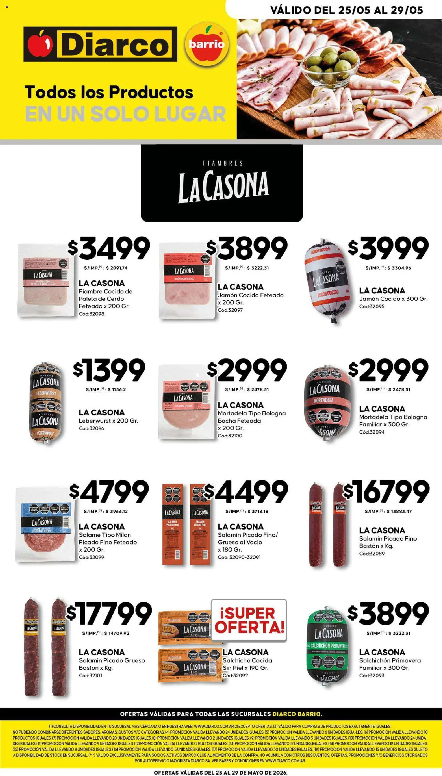 Vista previa del folleto de la tienda Diarco válido desde el 25/05/2026 