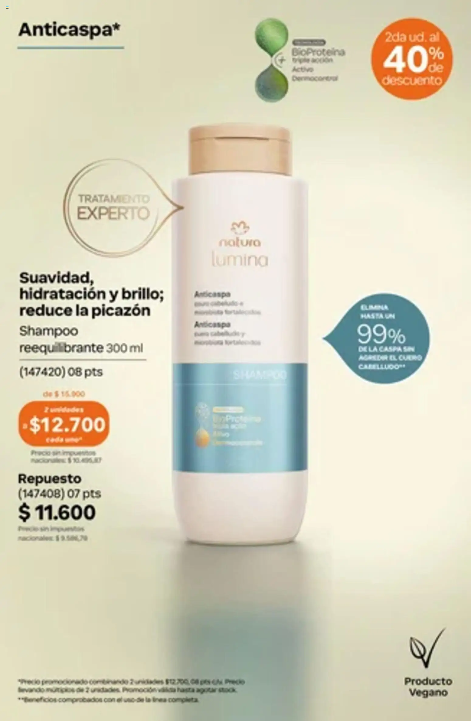 Vista previa del folleto de la tienda Natura válido desde el 01/10/2026 - Shampoo, Shampoo anticaspa