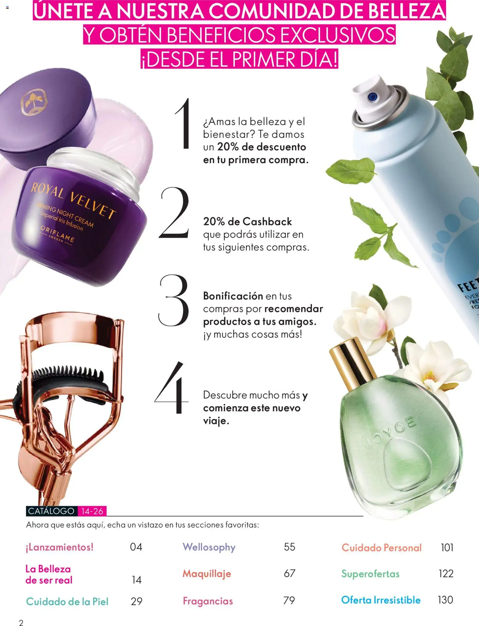 Vista previa las ofertas de la tienda Oriflame - Oriflame campaña 14 2026 desde el 03/10/2026 