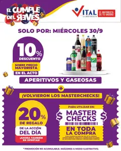 Vista previa del folleto de la tienda Vital válido desde el 30/09/2026 
