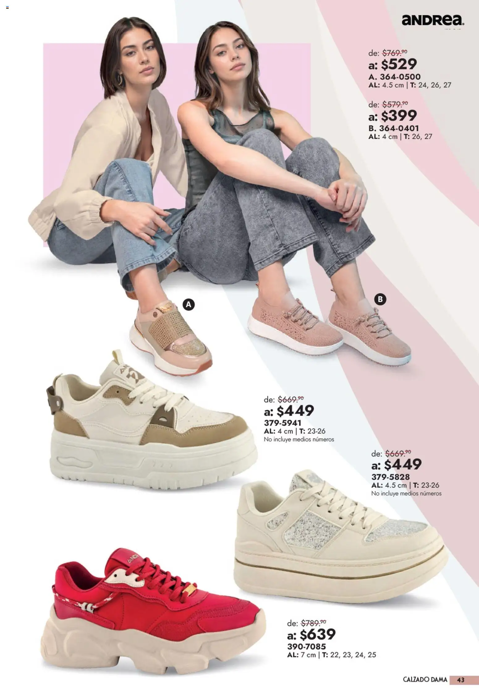 Vista previa las ofertas de la tienda Andrea - Andrea catálogo Outlet desde el 13/09/2026 