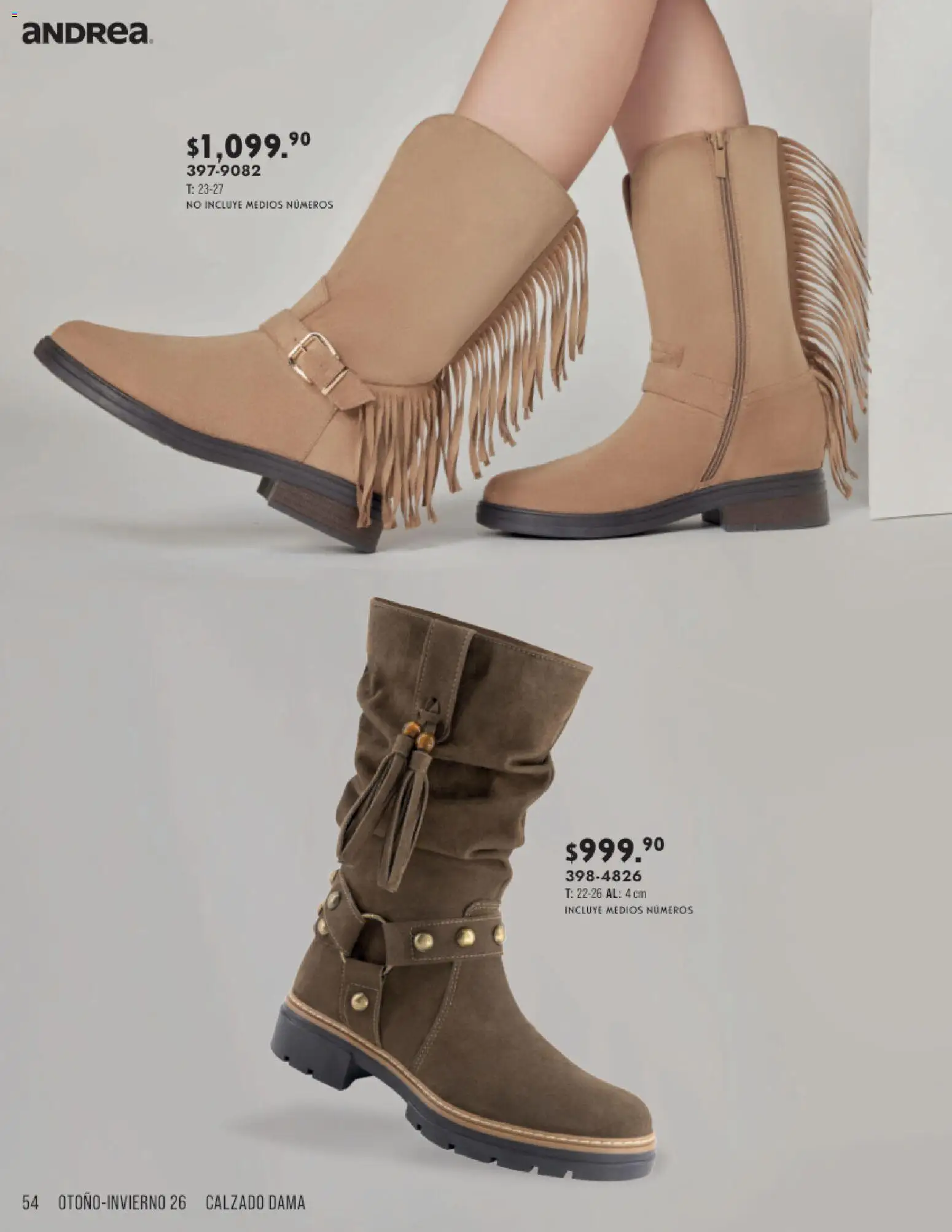 Vista previa las ofertas de la tienda Andrea - Andrea catálogo Otoño Invierno desde el 23/08/2026 