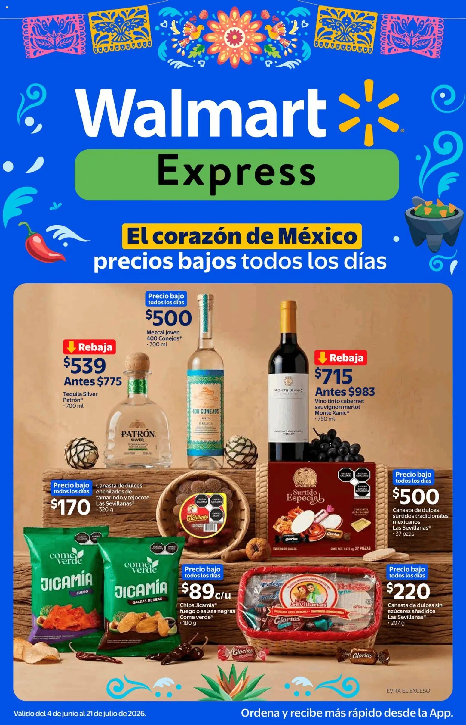 Vista previa las ofertas de la tienda Walmart Express - Walmart Express folleto El corazón de Mexico desde el 04/06/2026 