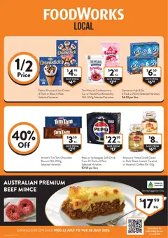 Preview of catalogue Foodworks catalogue VIC from shop Foodworks valid 22/07/2026