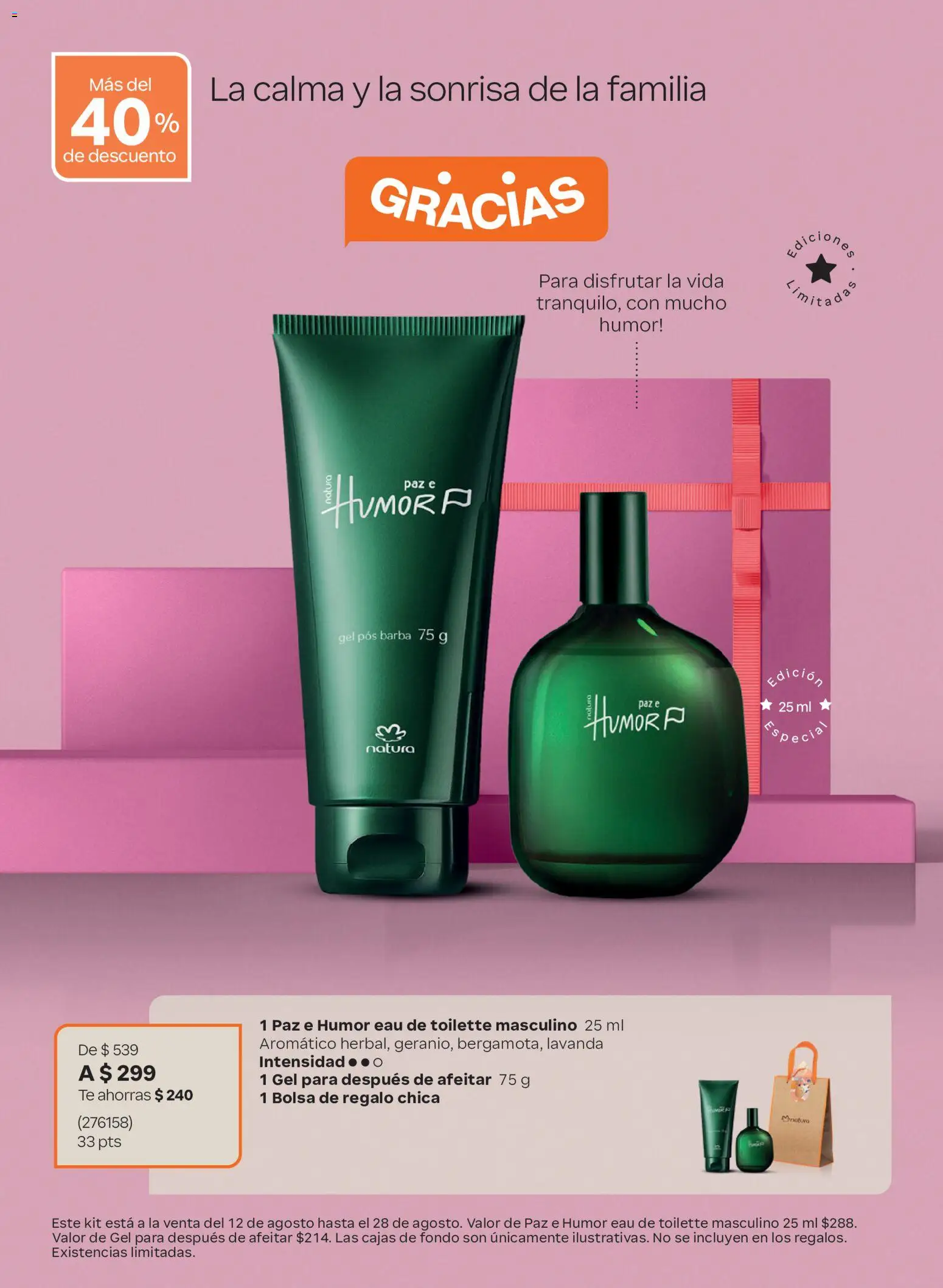Vista previa las ofertas de la tienda Natura - Natura Día de los Abuelos 2026 desde el 12/08/2026 