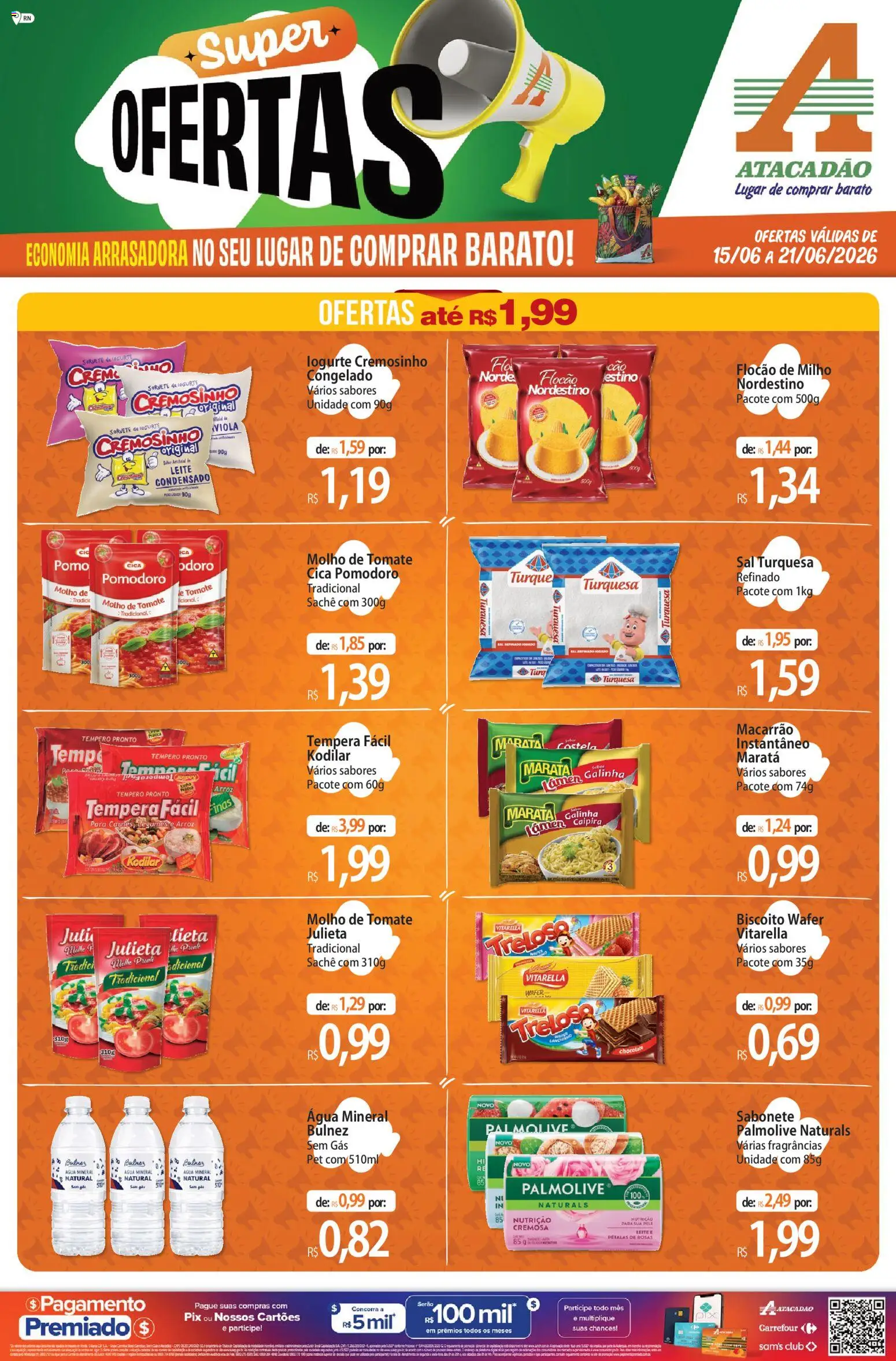 Pré-Visualização do folheto "Atacadão ofertas - RN" da loja Atacadão válido a partir de 15/06/2026