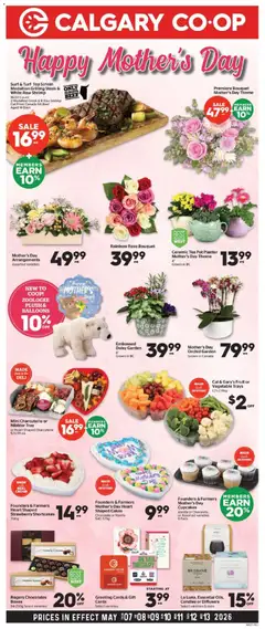 Un aperçu du dépliant Calgary Co-op weekly flyer / circulaire du magasin Calgary Co-op est valide à partir 7 mai 2026