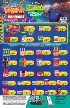 Pré-Visualização do folheto "Bahamas Supermercados ofertas Fim de Semana Imperdível" da loja Bahamas Supermercados válido a partir de 03/07/2026