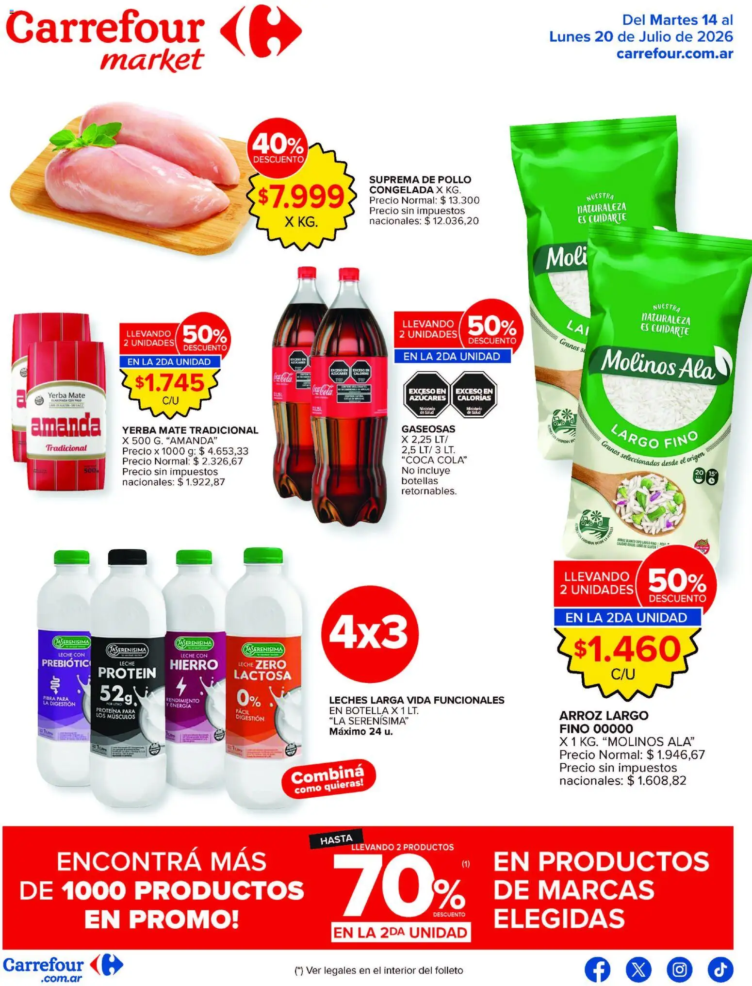 Vista previa del folleto de la tienda Carrefour Market válido desde el 14/07/2026 