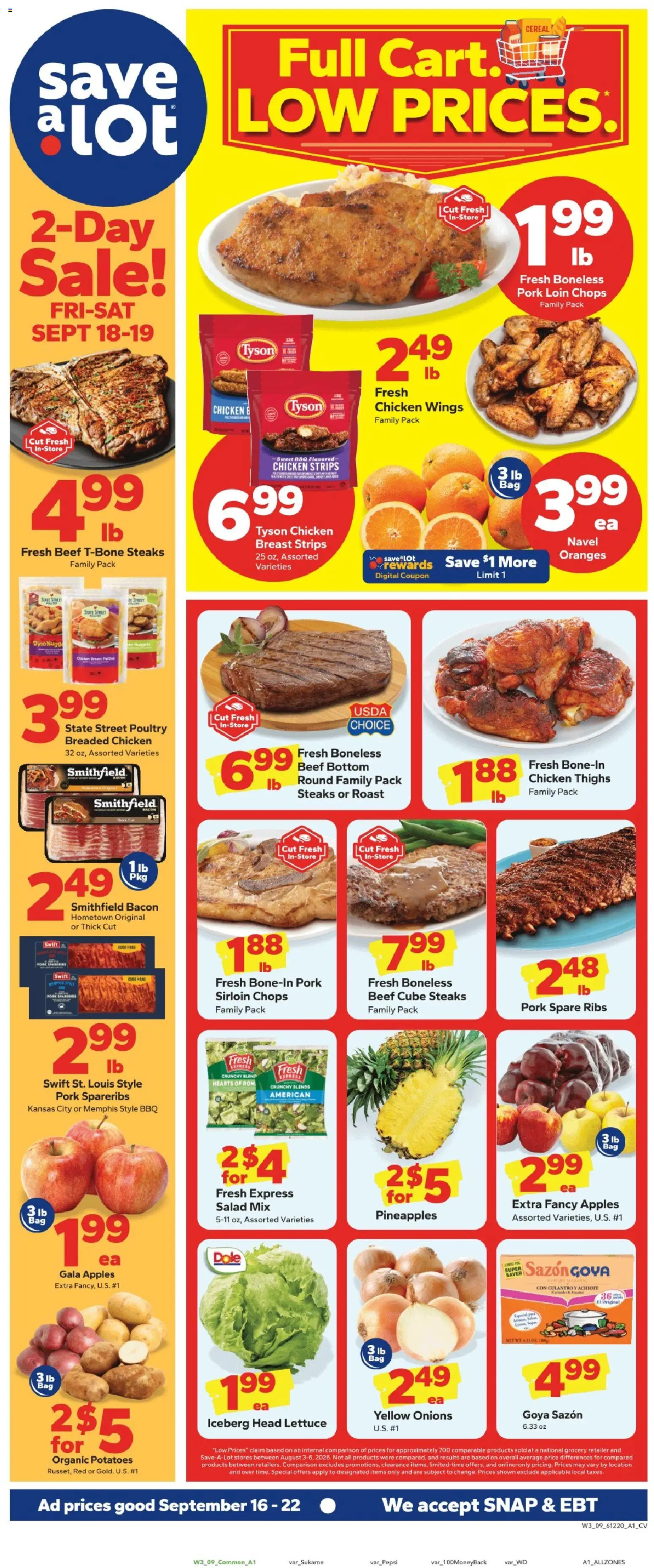 Ad Preview of Save a Lot Save a Lot Weekly Ad from 09/16/2026
