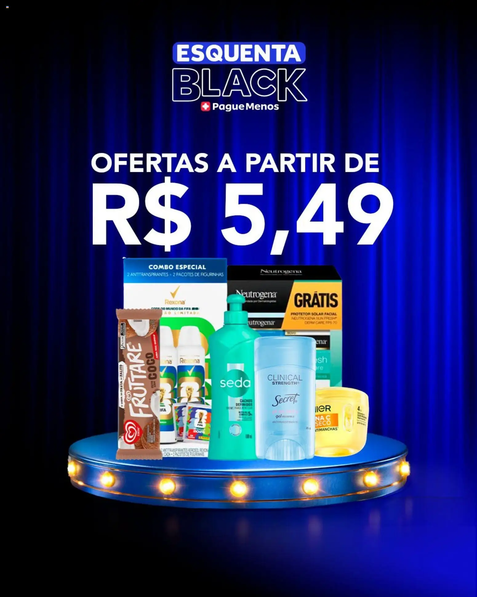 Pré-Visualização do folheto "Pague Menos Esquenta Black" da loja Pague Menos válido a partir de 26/10/2026