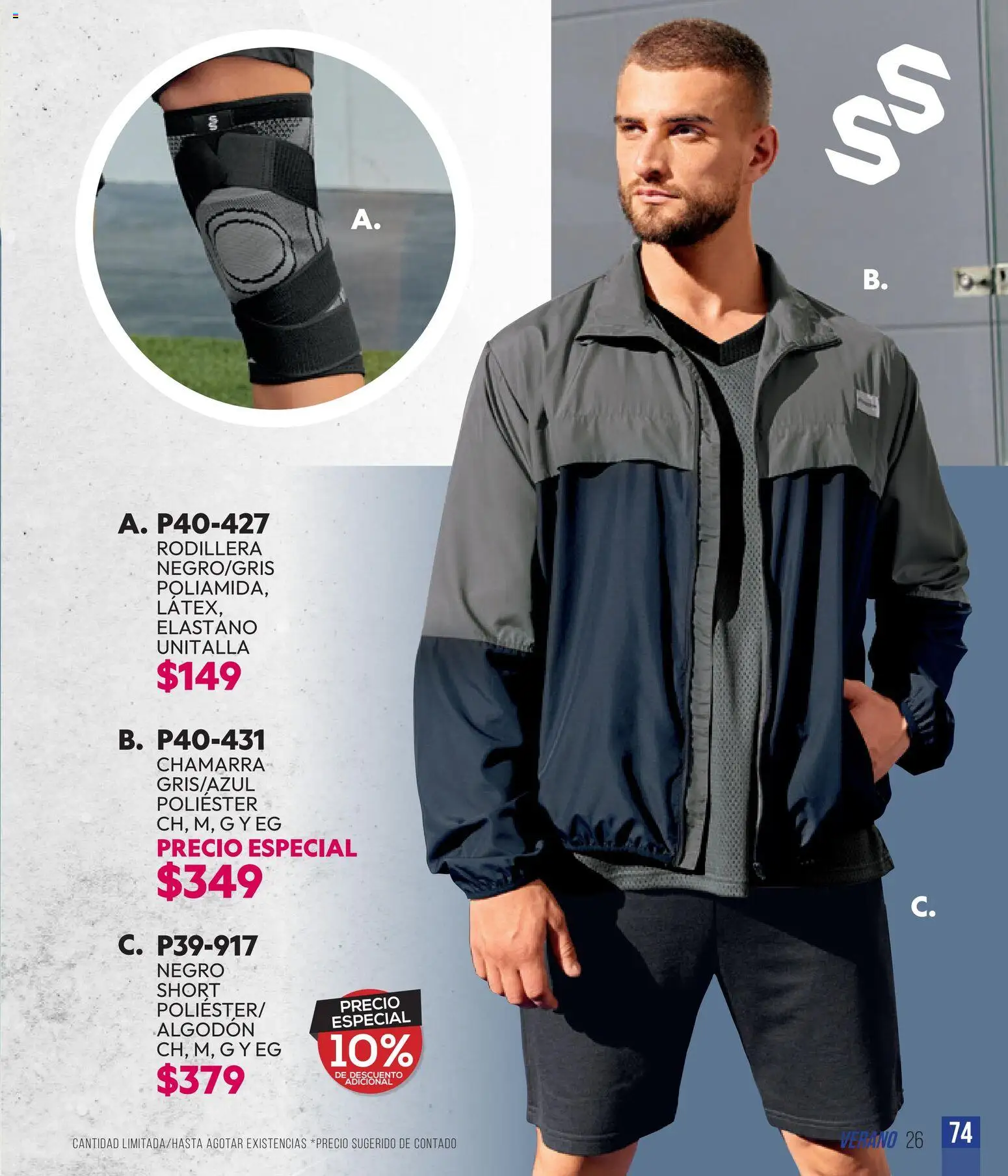 Vista previa las ofertas de la tienda Cklass - Cklass catálogo Sportweek desde el 28/04/2026 - Short, Chamarra, Algodón