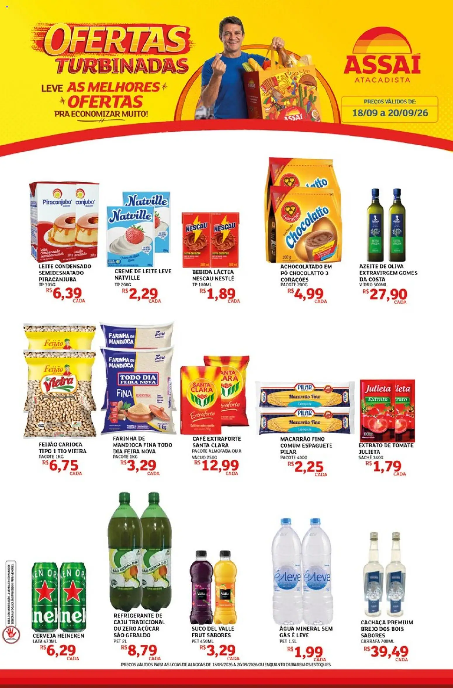 Pré-Visualização do folheto "Assaí Atacadista ofertas - AL" da loja Assaí Atacadista válido a partir de 18/09/2026