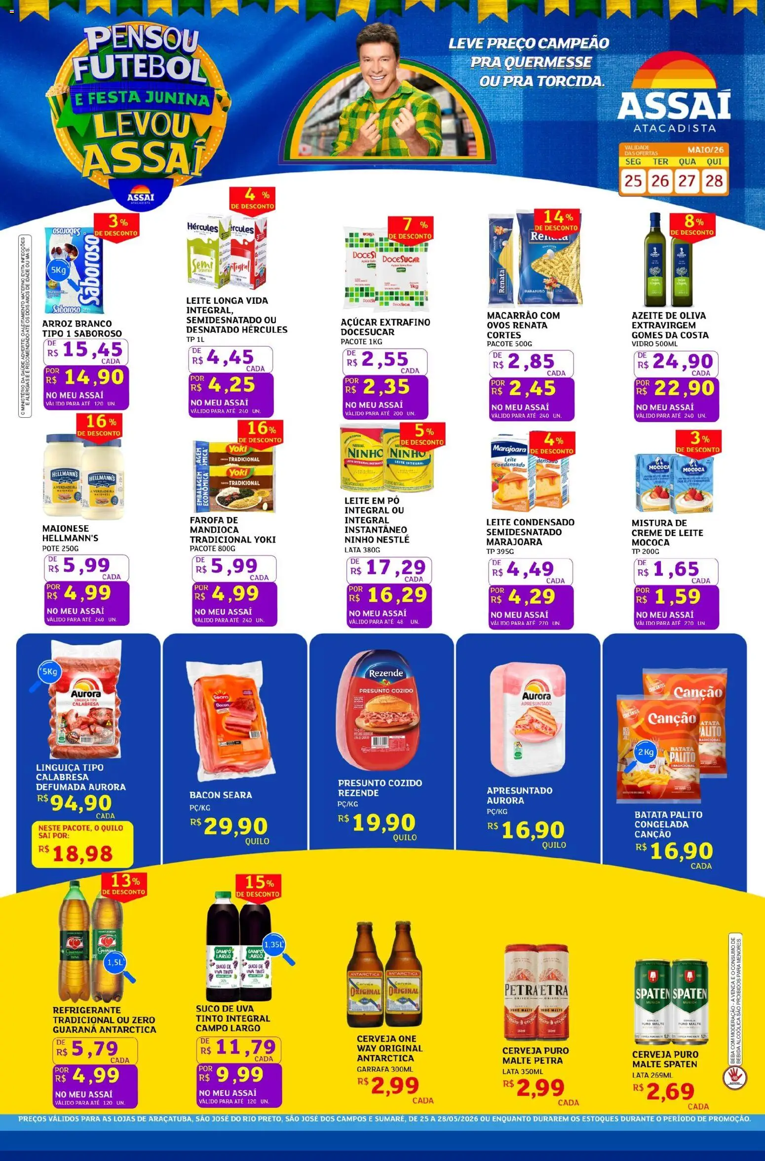 Pré-Visualização do folheto "Assaí Atacadista ofertas - SP" da loja Assaí Atacadista válido a partir de 25/05/2026