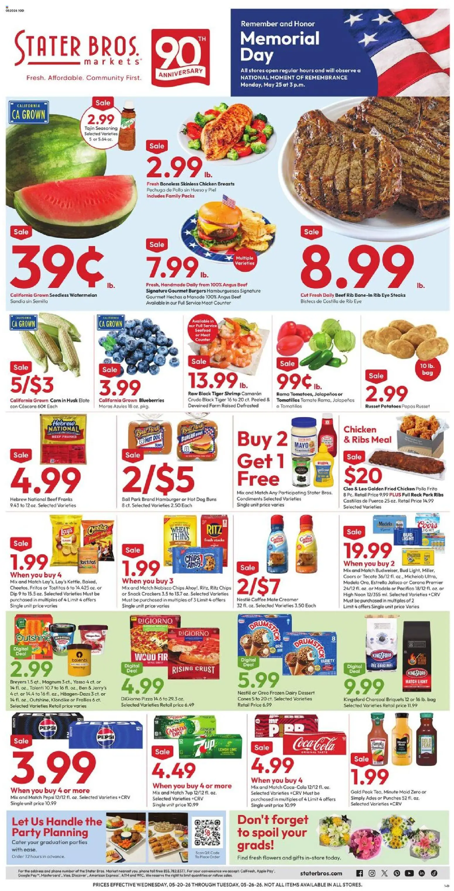 Ad Preview of Stater Bros Stater Bros Weekly Ad from 05/20/2026