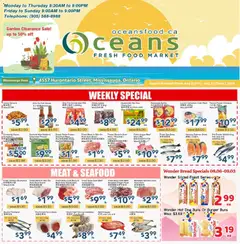 Preview of leaflet Oceans weekly flyer - Mississauga from shop Oceans is valid from Aug 21, 2026