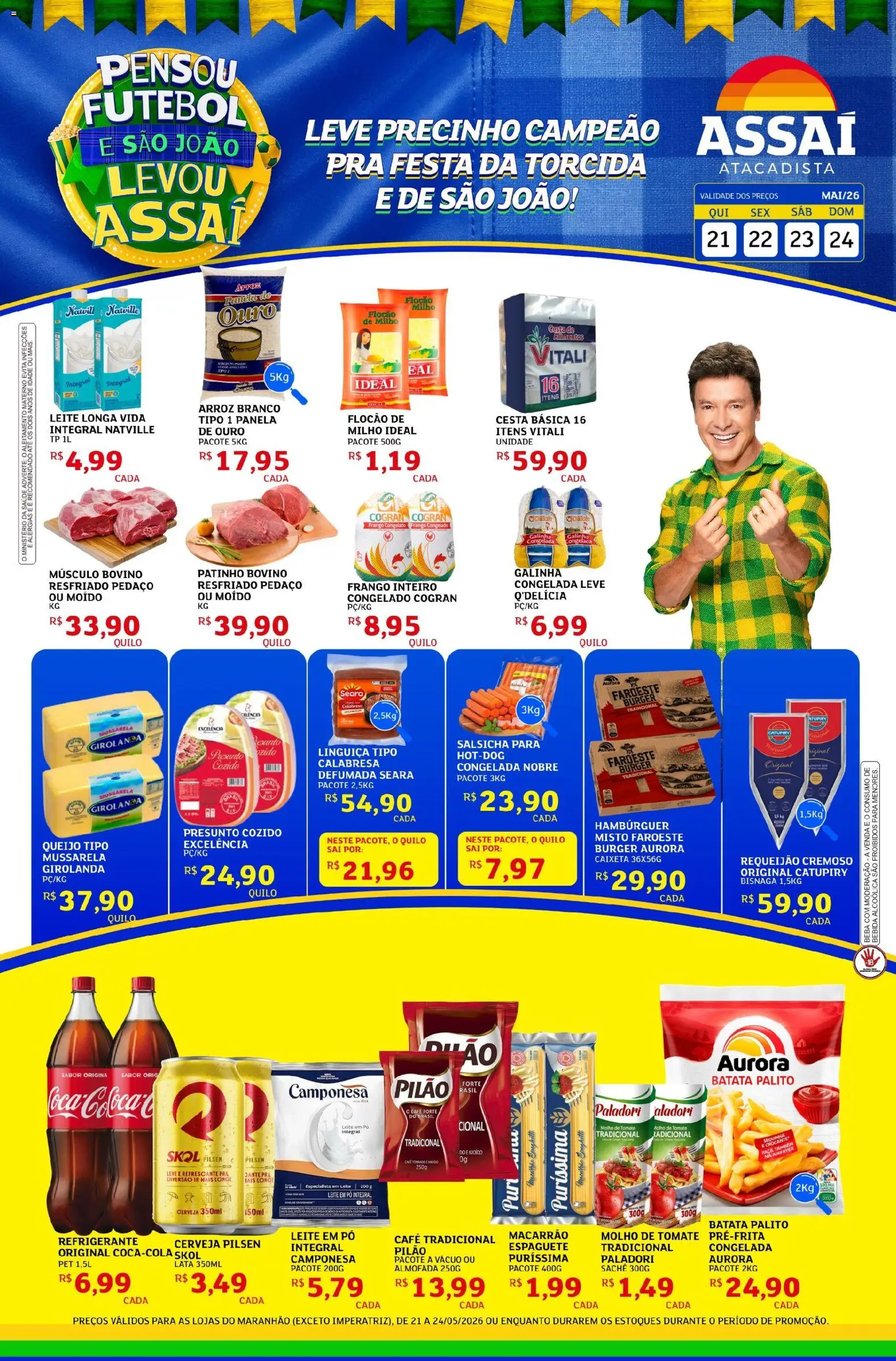 Pré-Visualização do folheto "Assaí Atacadista ofertas - MA" da loja Assaí Atacadista válido a partir de 21/05/2026