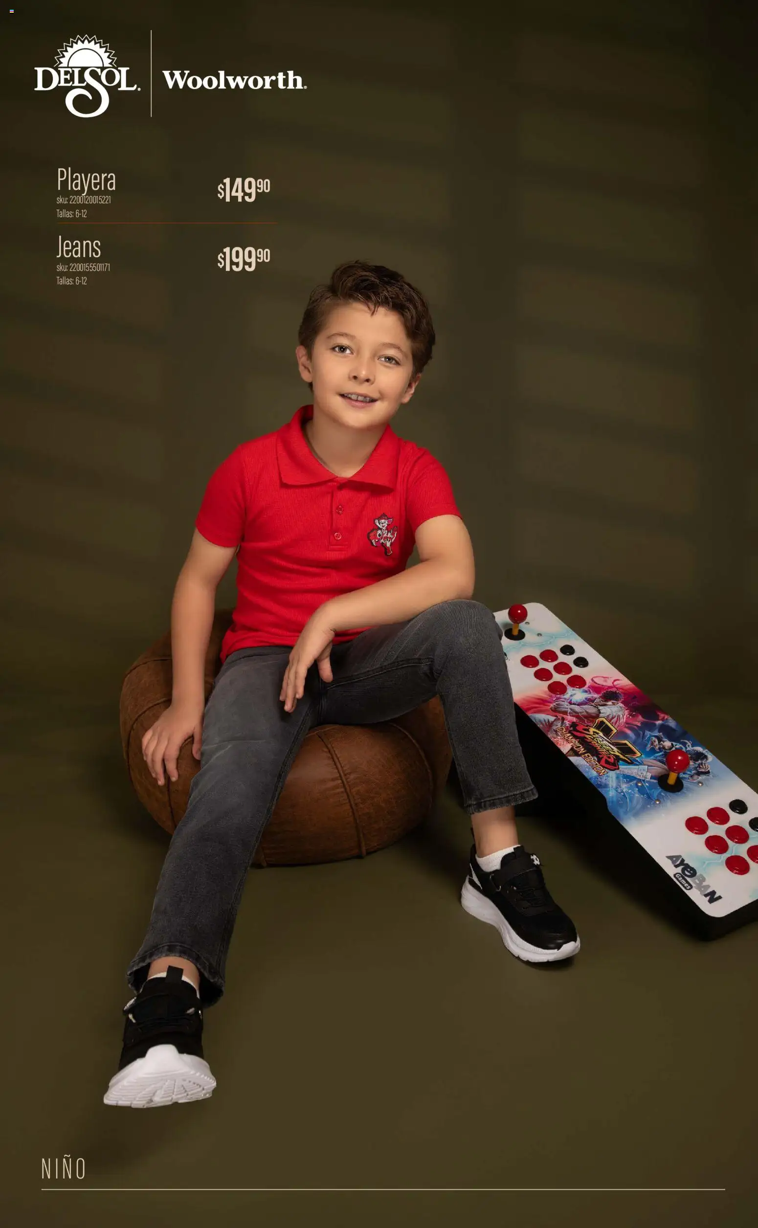 Vista previa las ofertas de la tienda Del Sol y Woolworth - Del Sol y Woolworth catálogo Luce el Otoño en Tiendas desde el 01/10/2026 - Playera