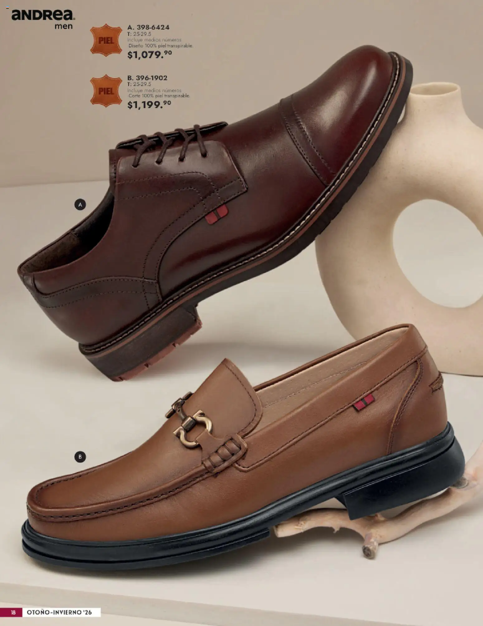 Vista previa las ofertas de la tienda Andrea - Andrea catálogo Calzado Caballero desde el 23/08/2026 