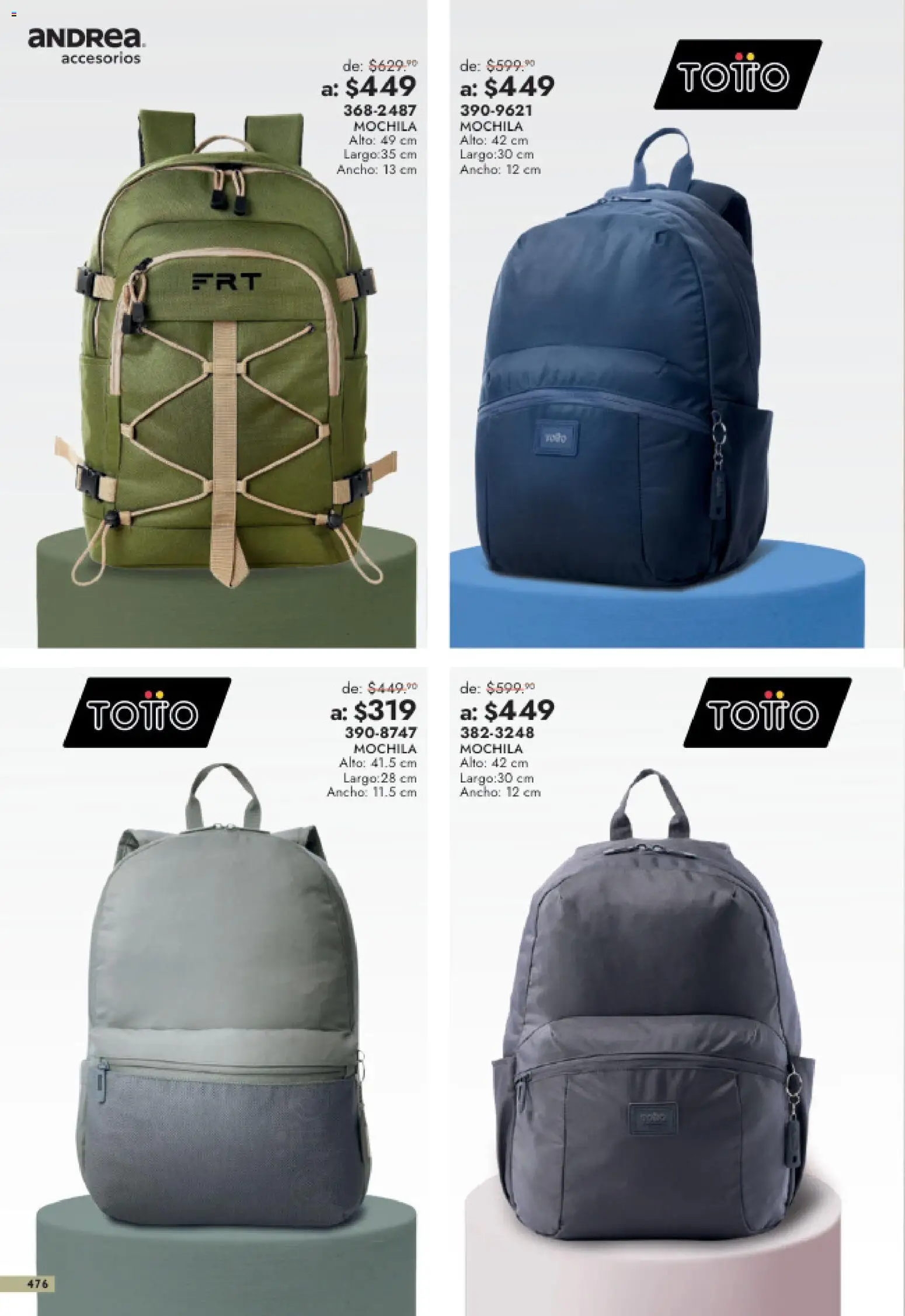 Vista previa las ofertas de la tienda Andrea - Andrea catálogo Outlet desde el 26/07/2026 