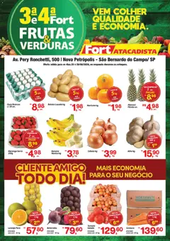 Pré-Visualização do folheto "Fort Atacadista ofertas Frutas, Verduras" da loja Fort Atacadista válido a partir de 25/08/2026