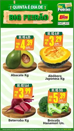 Pré-Visualização do folheto "Big Supermercados ofertas do Dia" da loja Big Supermercados válido a partir de 16/07/2026