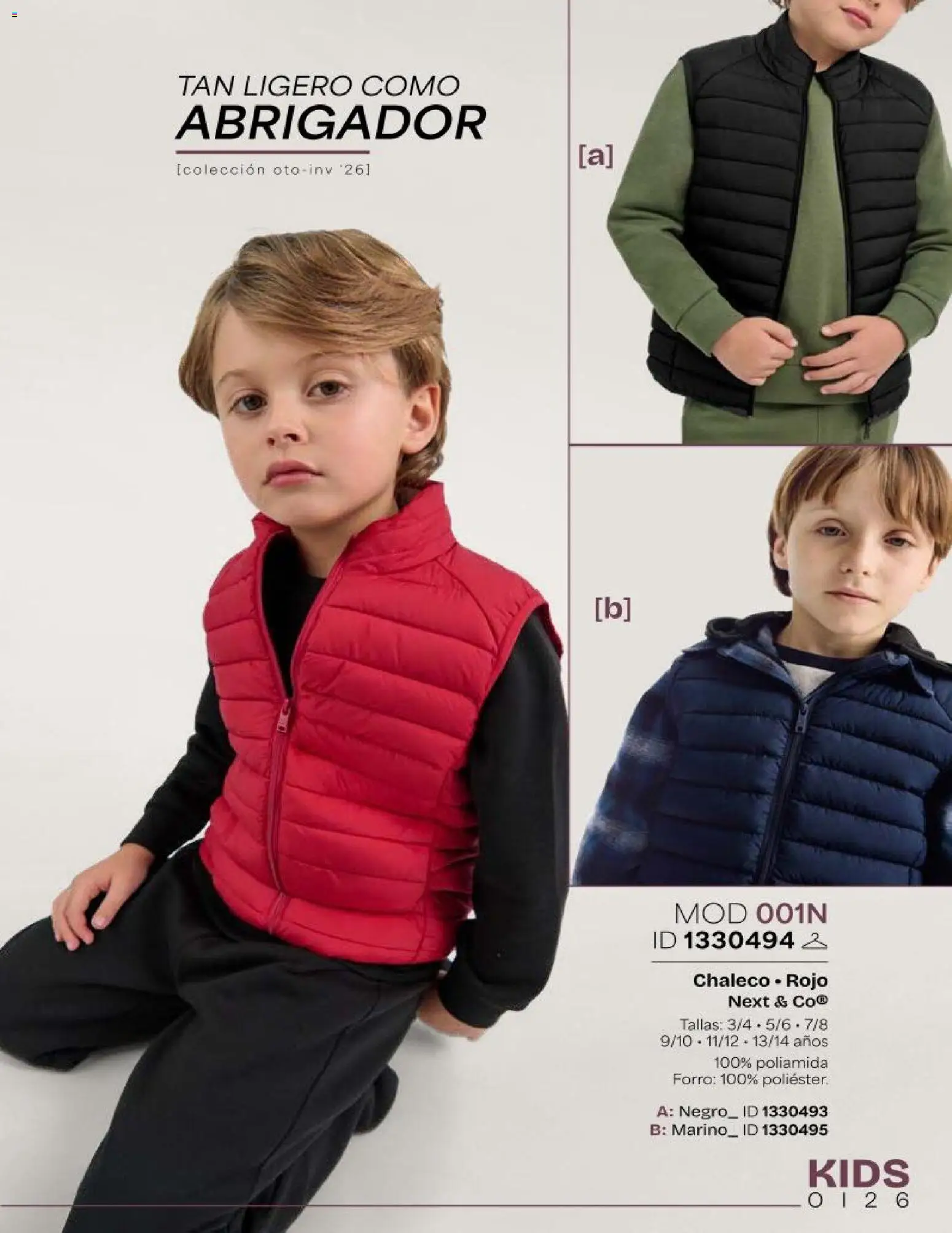 Vista previa las ofertas de la tienda Price Shoes - Price Shoes catálogo Kids desde el 01/10/2026 - Chaleco