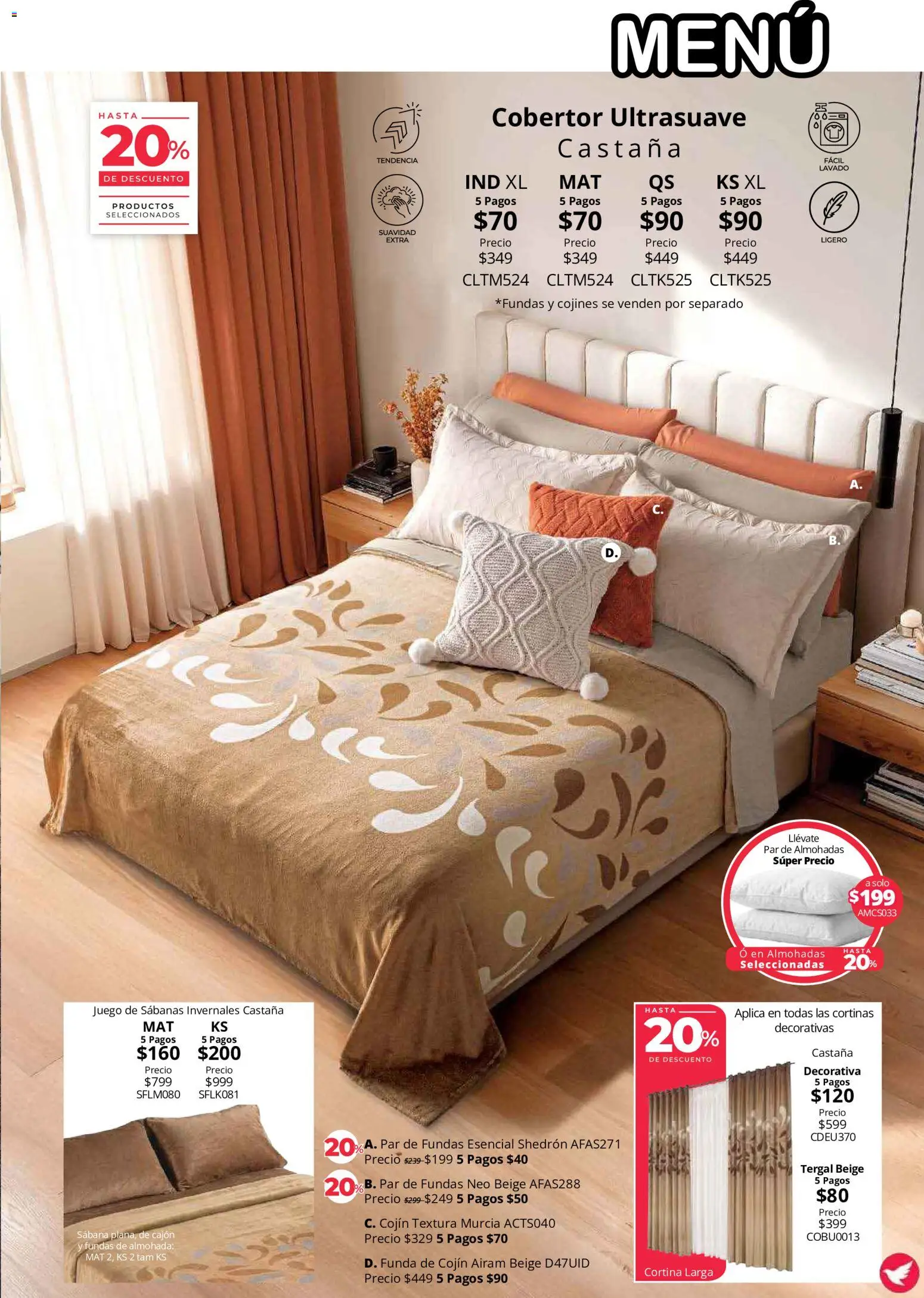 Vista previa las ofertas de la tienda Colchas Concord - Colchas Concord catálogo Colección Cobertor desde el 01/08/2026 