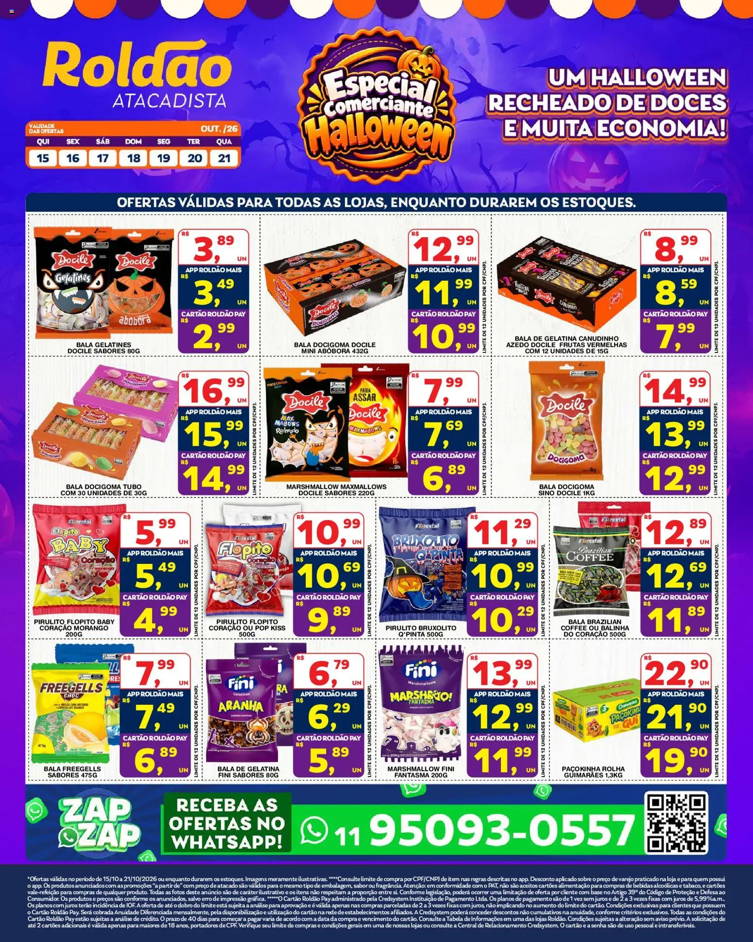Pré-Visualização do folheto "Roldão ofertas Halloween" da loja Roldão válido a partir de 15/10/2026
