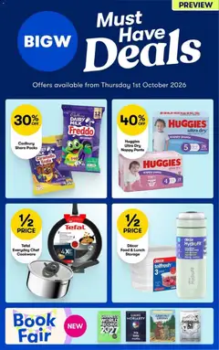 Preview of catalogue Big W Catalogue from shop Big W valid 01/10/2026