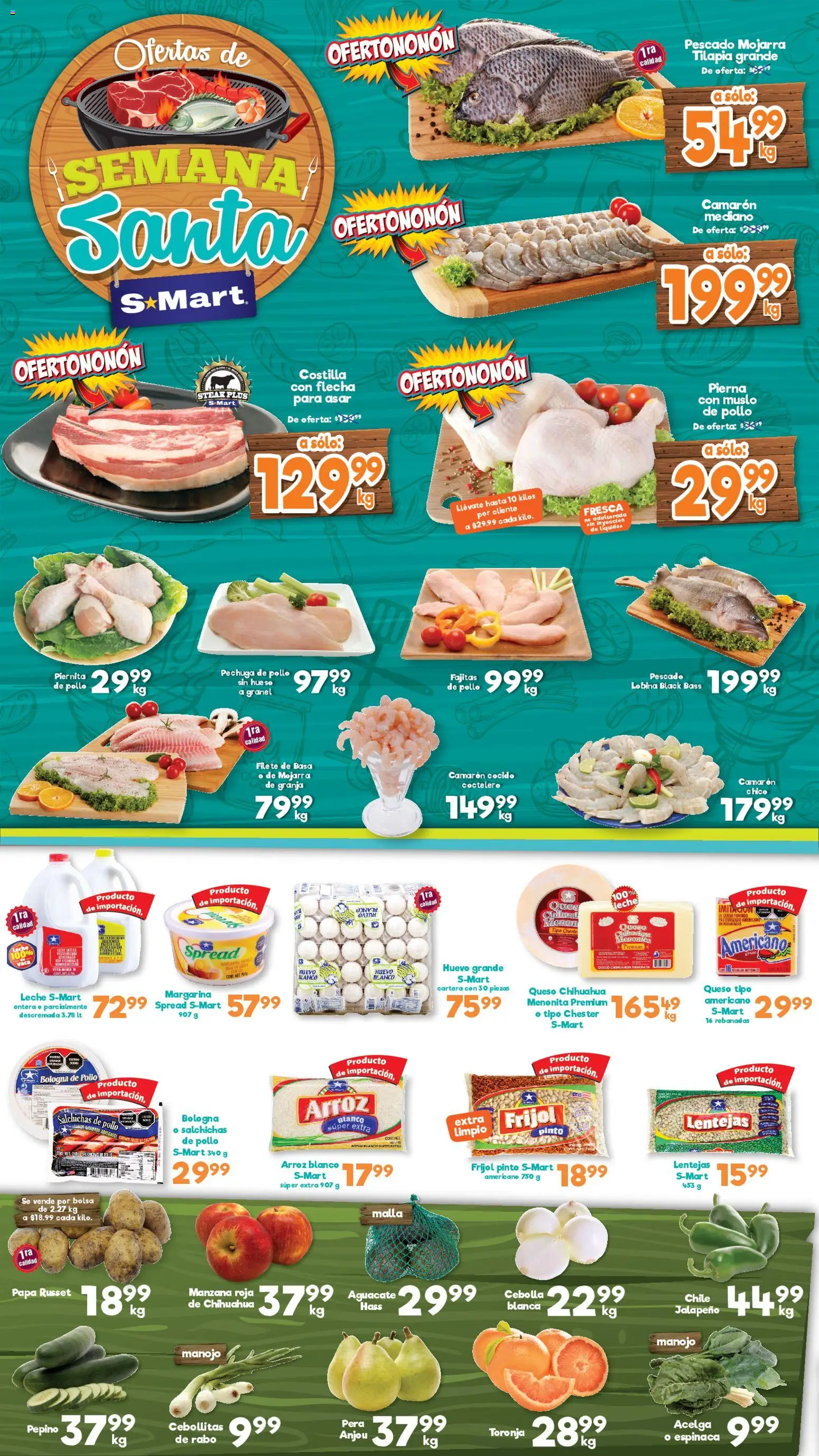 Vista previa las ofertas de la tienda S-Mart - S-Mart folleto Monterrey desde el 04/04/2026 