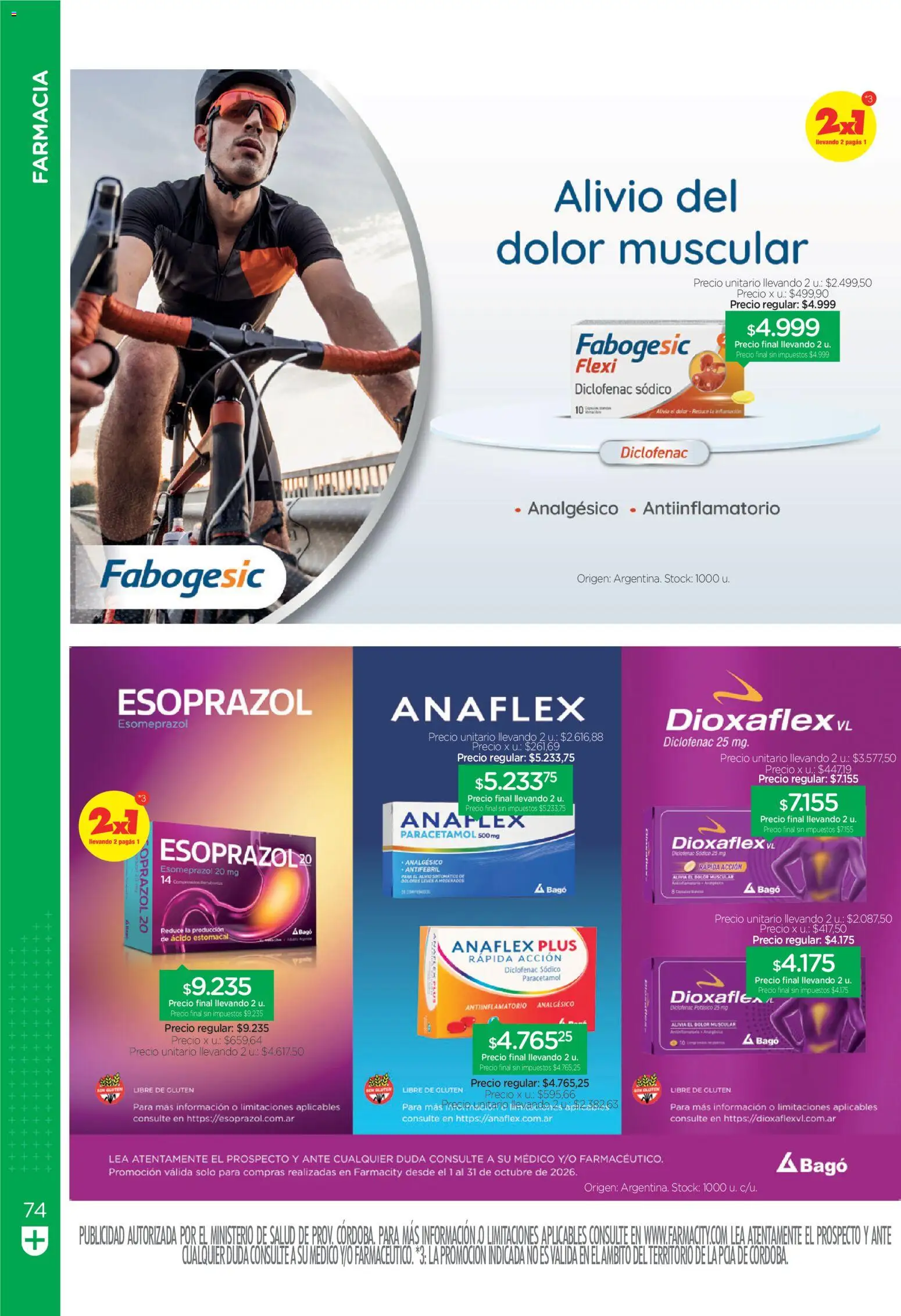 Vista previa del folleto de la tienda Farmacity válido desde el 01/10/2026 