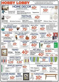 Ad Preview of Hobby Lobby Hobby Lobby Weekly Ad from 06/28/2026