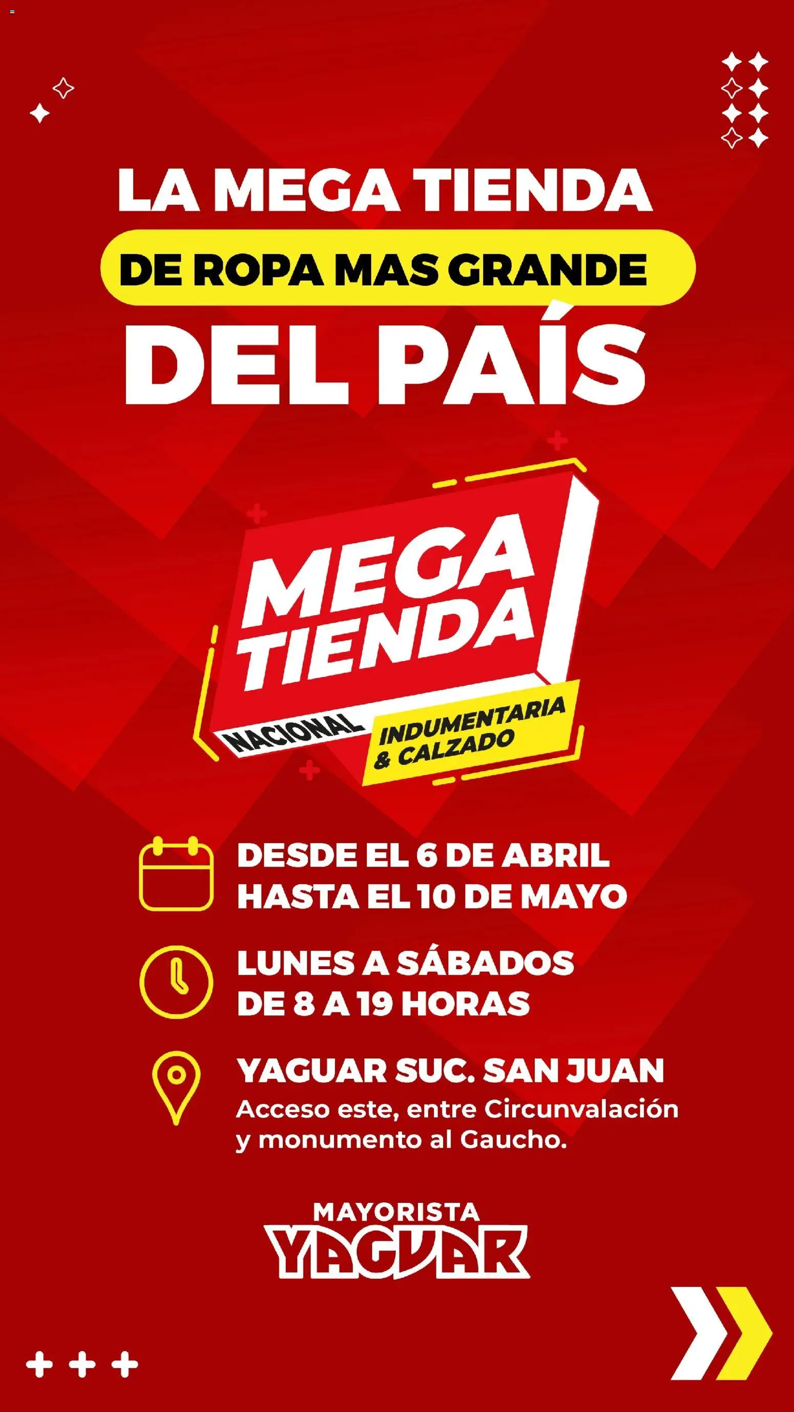 Vista previa del folleto de la tienda Yaguar válido desde el 06/04/2026 - Ropa
