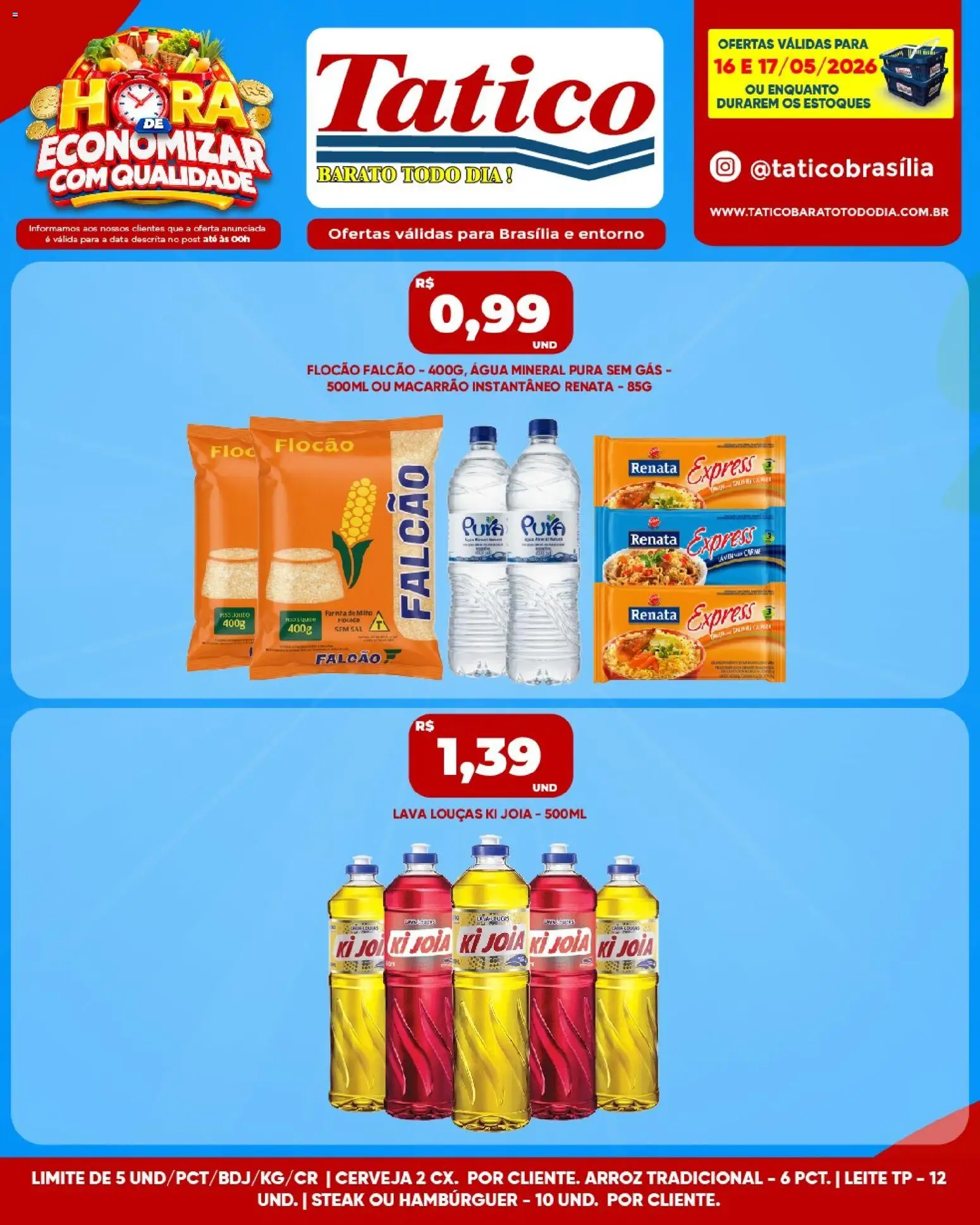 Pré-Visualização do folheto "Tatico ofertas Fim de Semana" da loja Tatico válido a partir de 16/05/2026