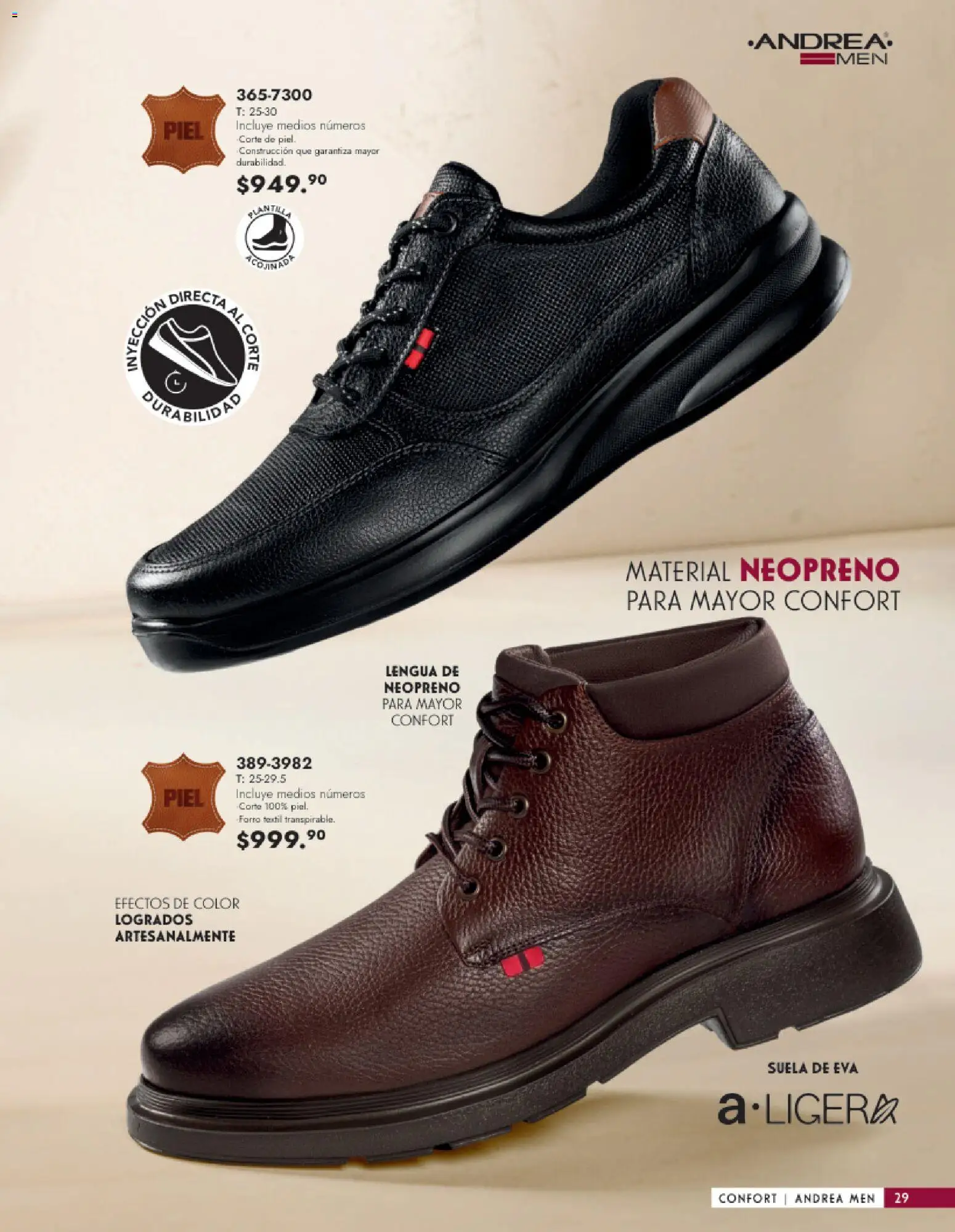 Vista previa las ofertas de la tienda Andrea - Catálogo Calzado Caballero desde el 25/01/2026 