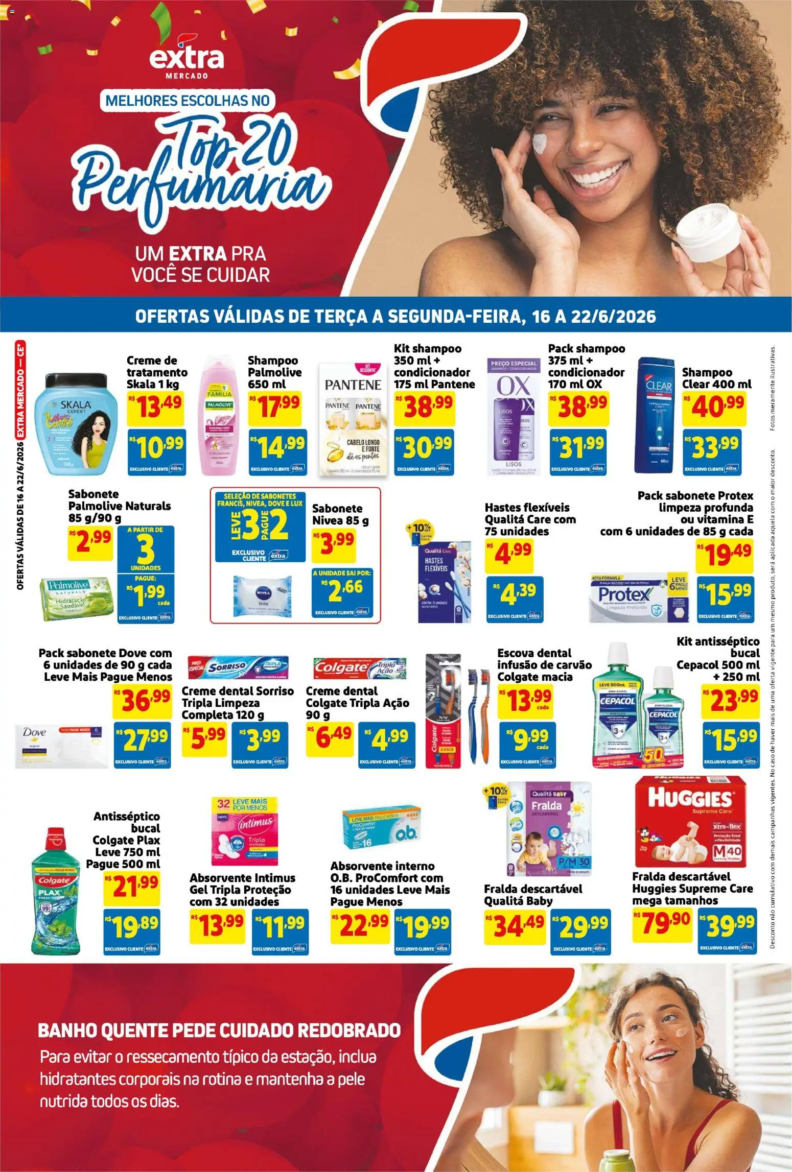 Pré-Visualização do folheto "Extra ofertas de Mercado Semanal" da loja Extra válido a partir de 16/06/2026