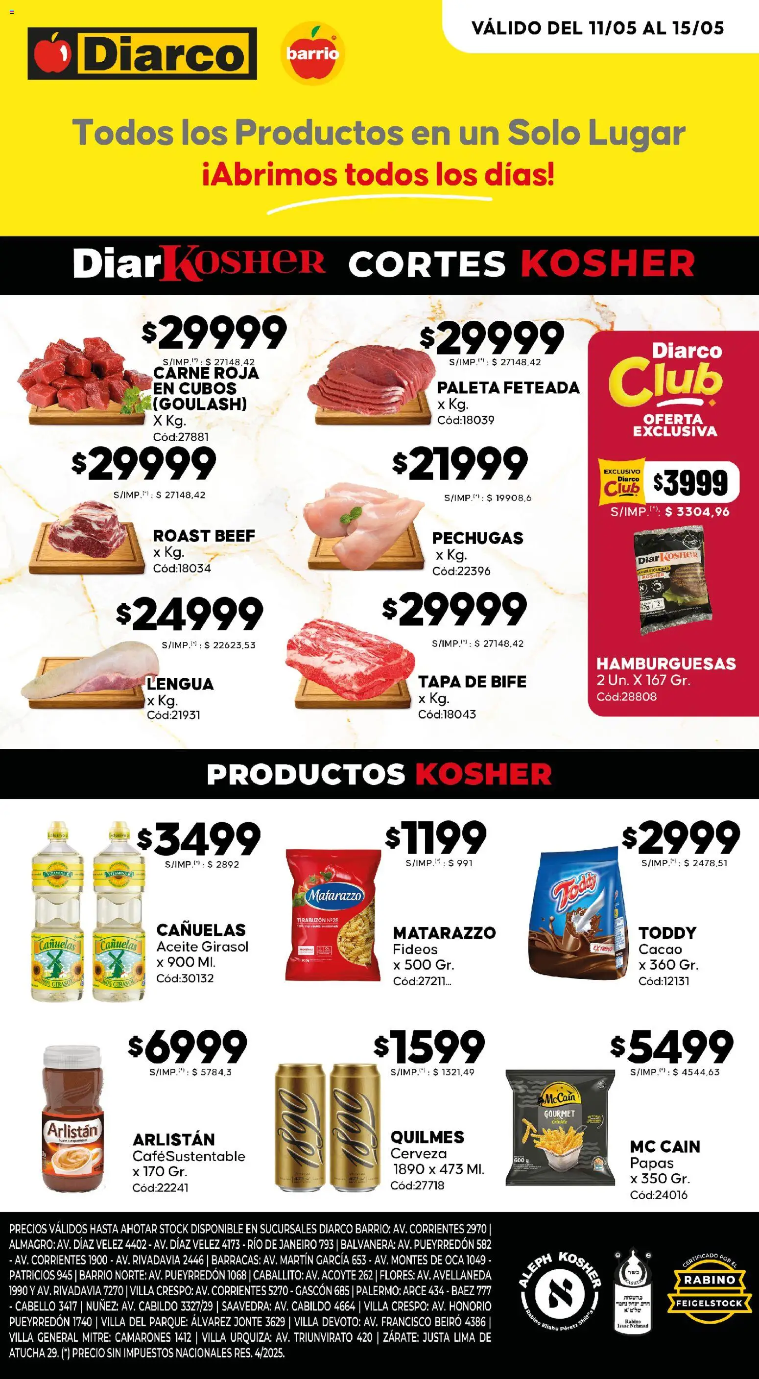 Vista previa del folleto de la tienda Diarco válido desde el 11/05/2026 