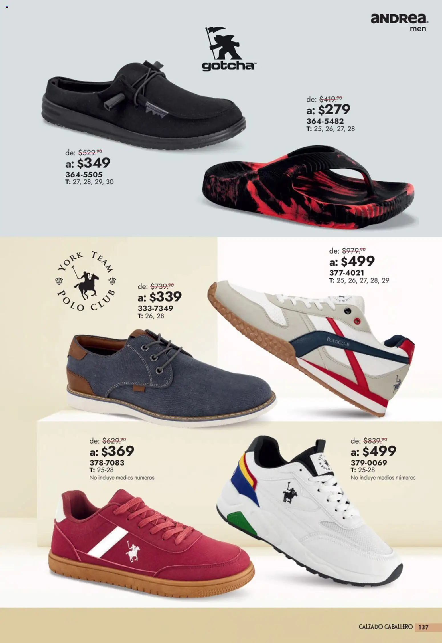 Vista previa las ofertas de la tienda Andrea - Andrea catálogo Outlet desde el 13/09/2026 
