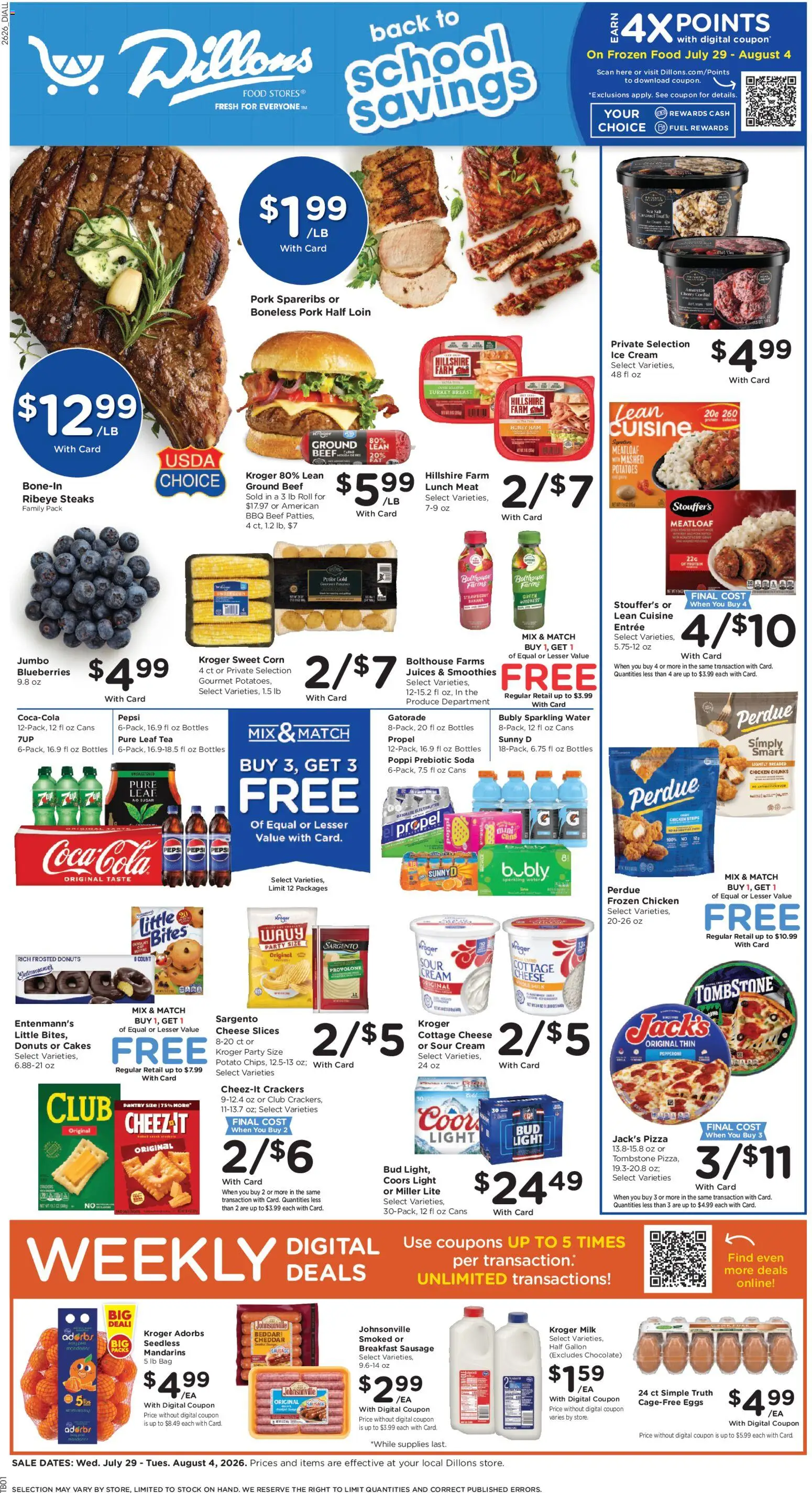 Dillons Weekly Ad from 07/29/2026 >> Flyer
